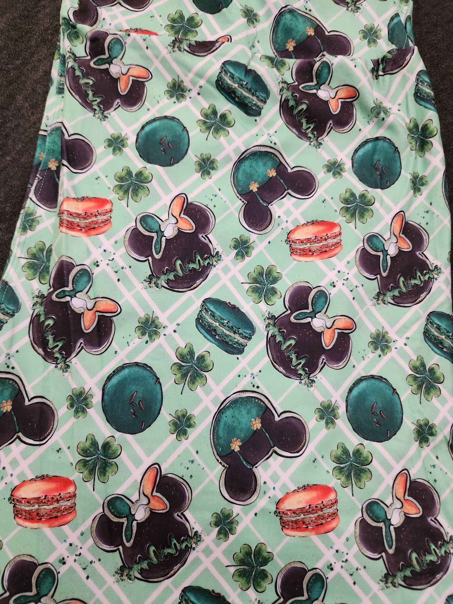 *Charlies Project Mickey Mouse St Patrick's Macaroons Leggings