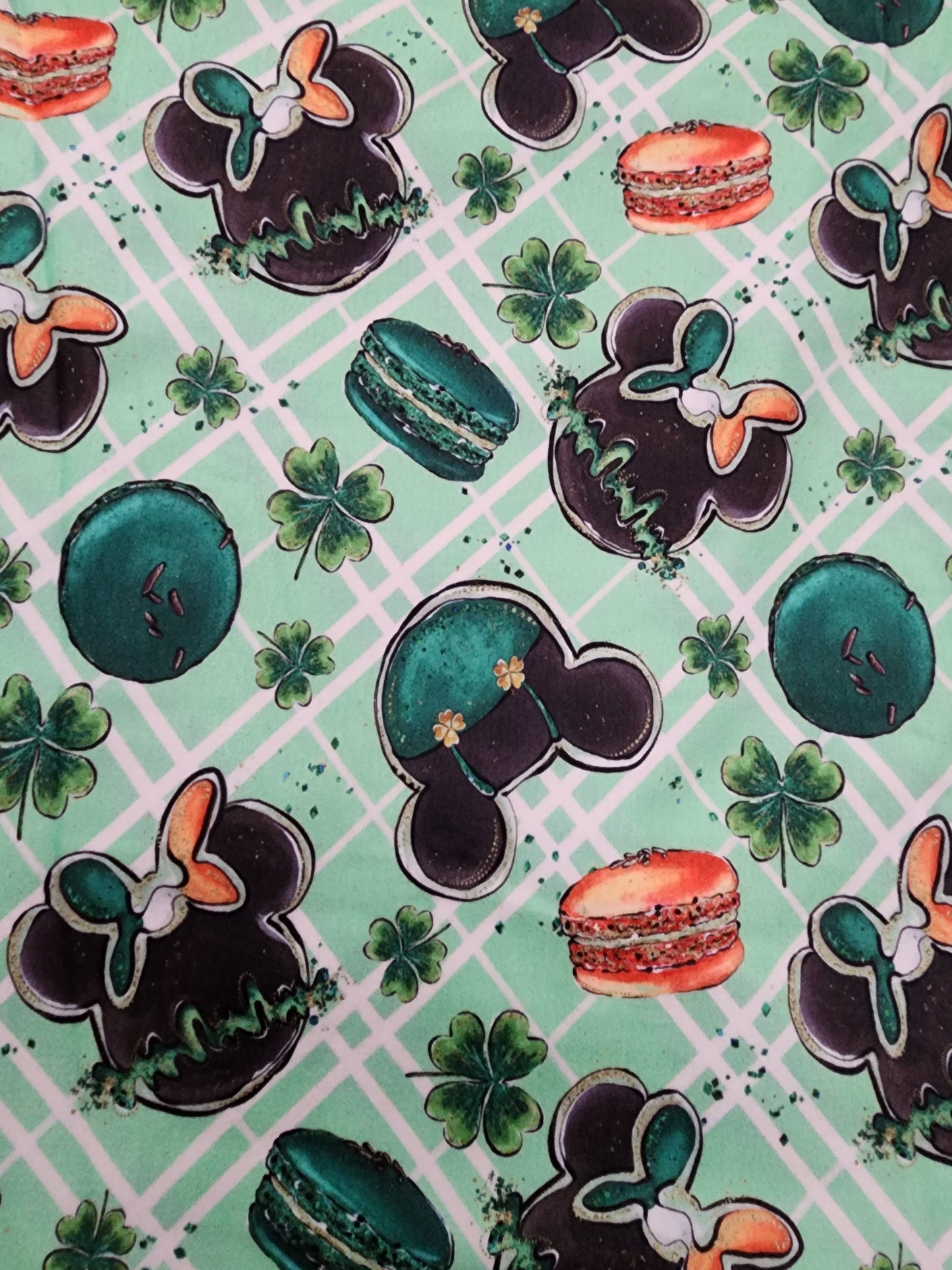 *Charlies Project Mickey Mouse St Patrick's Macaroons Leggings