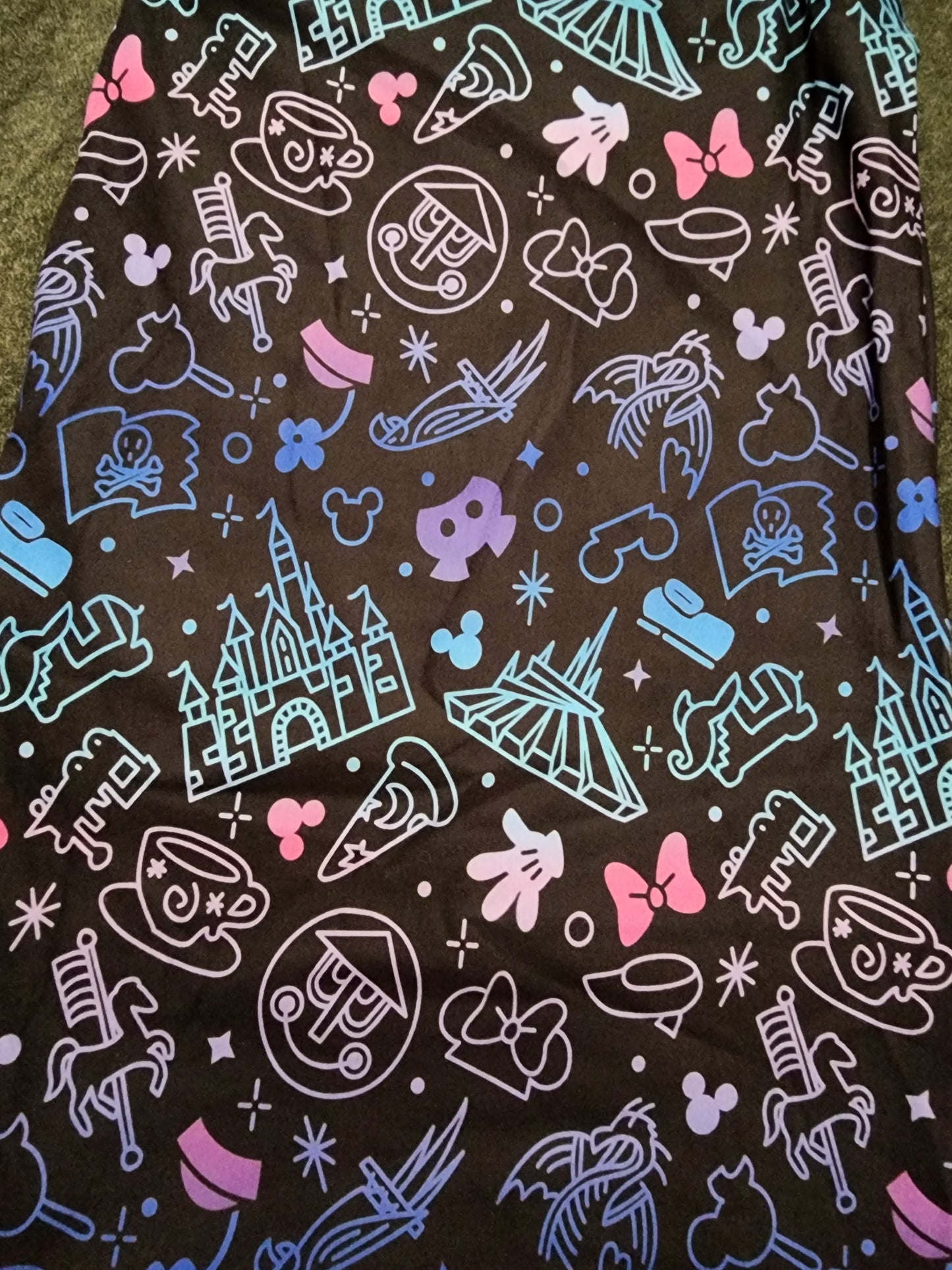 *Charlies Project Disneyland Ride Symble Leggings