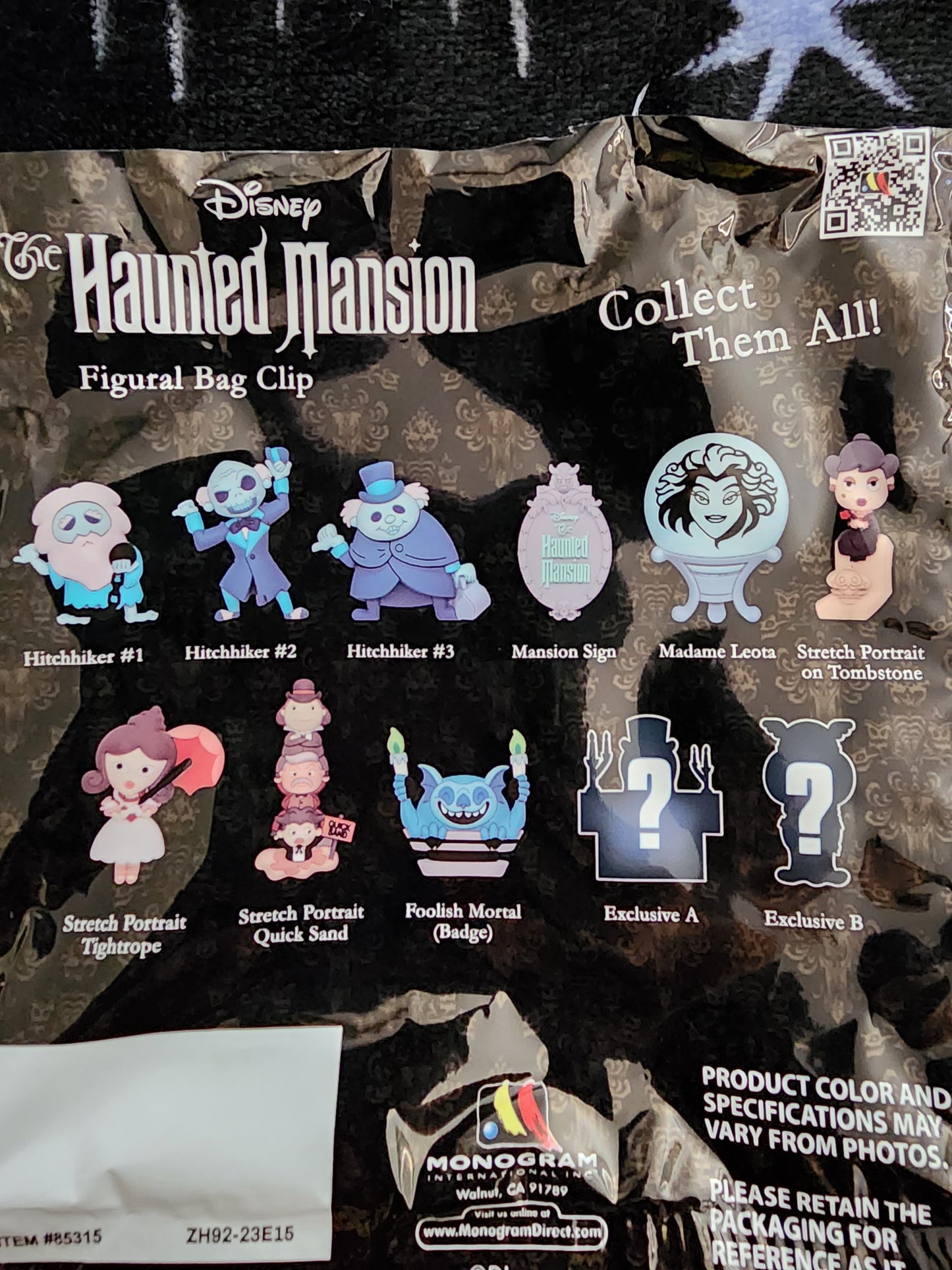 Haunted Manison 3D Exclusive Mystery Bag Clip Figures