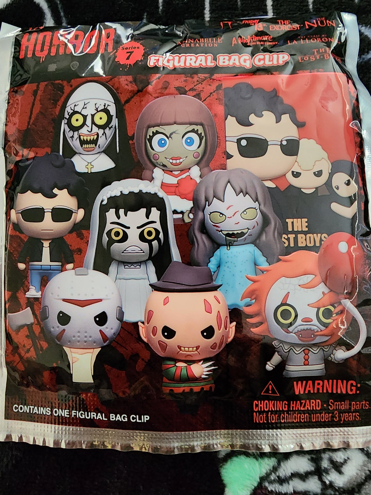 Horror Movie Icons 3D Mystery Bag Clip Figures