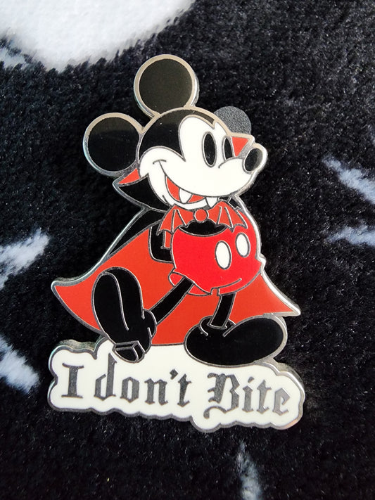 Official Disneyland Mickey Mouse as a Vampire Pin