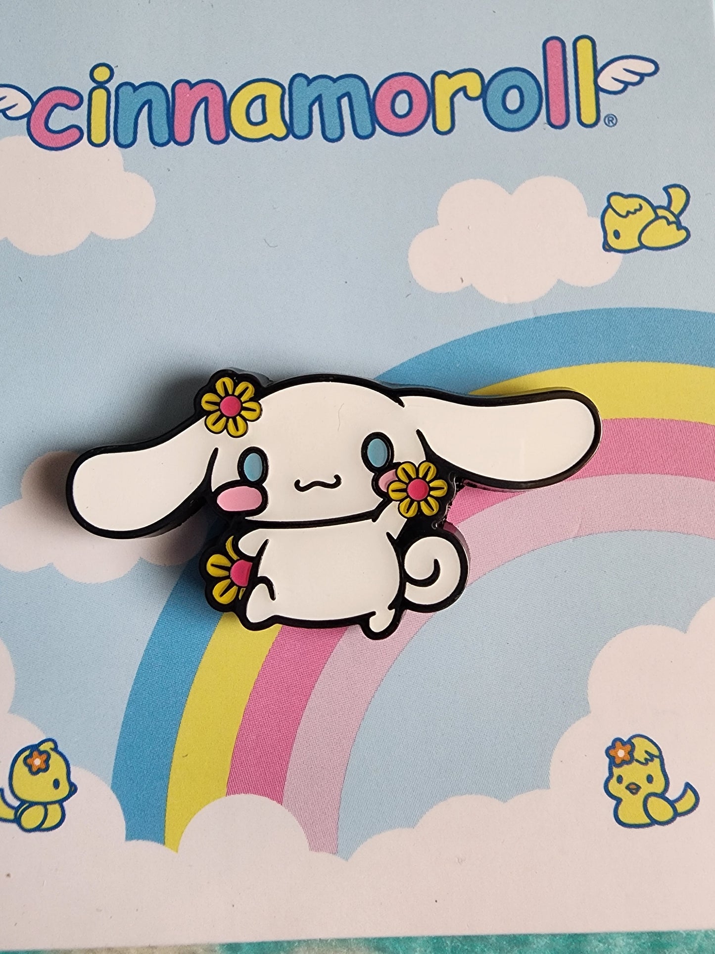 Loungefly Hello Kitty Cinnamoroll Spring Flowers Pin