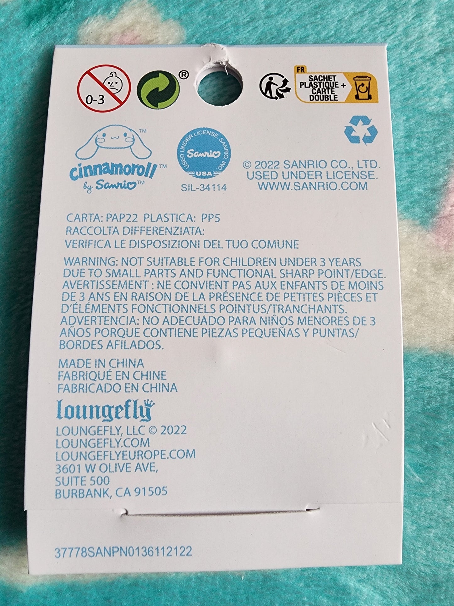 Loungefly Hello Kitty Cinnamoroll Spring Flowers Pin