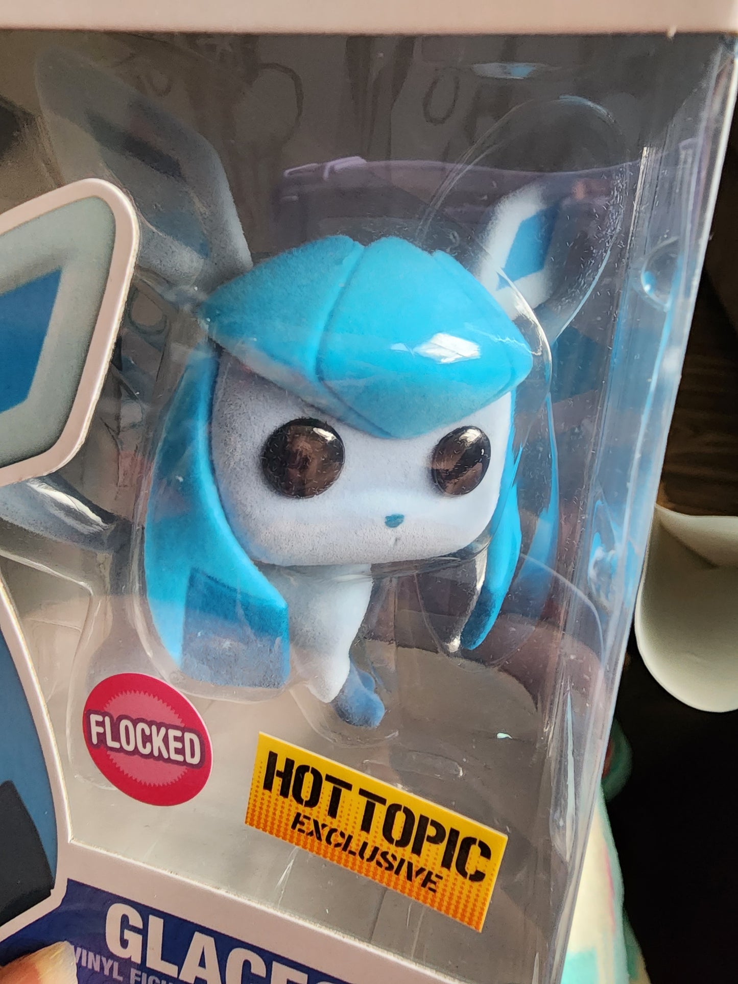 Funko Pop Glaceon Flocked Pokemon