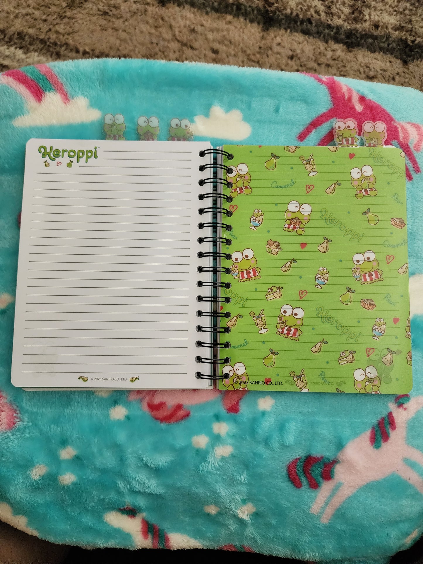 Keroppi from Hello Kitty Notebook