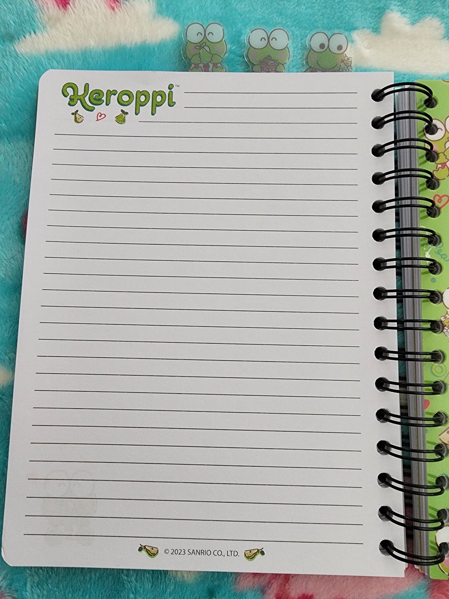 Keroppi from Hello Kitty Notebook