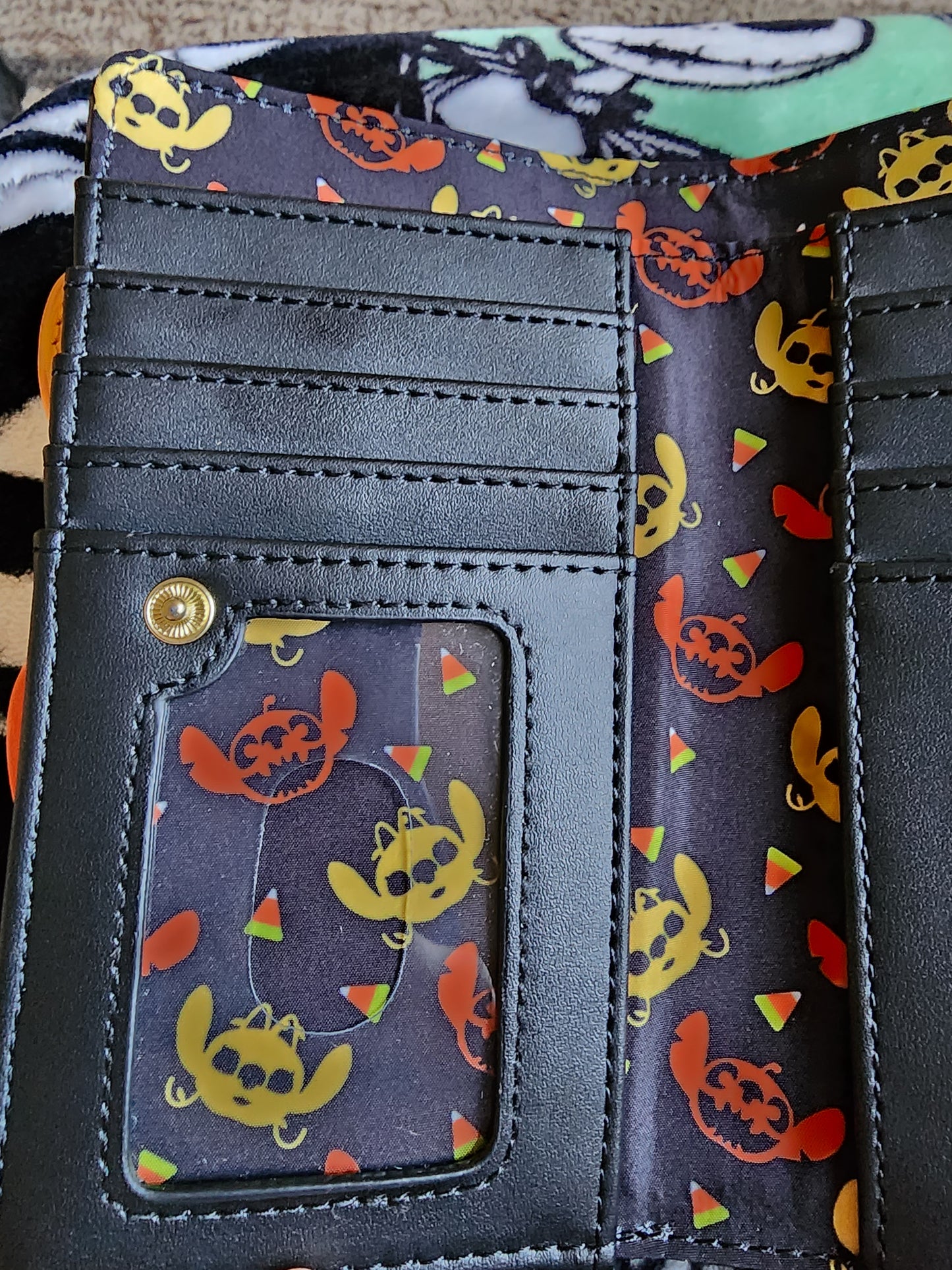 Loungefly Disney Stitch Pumpkin Face Wallet