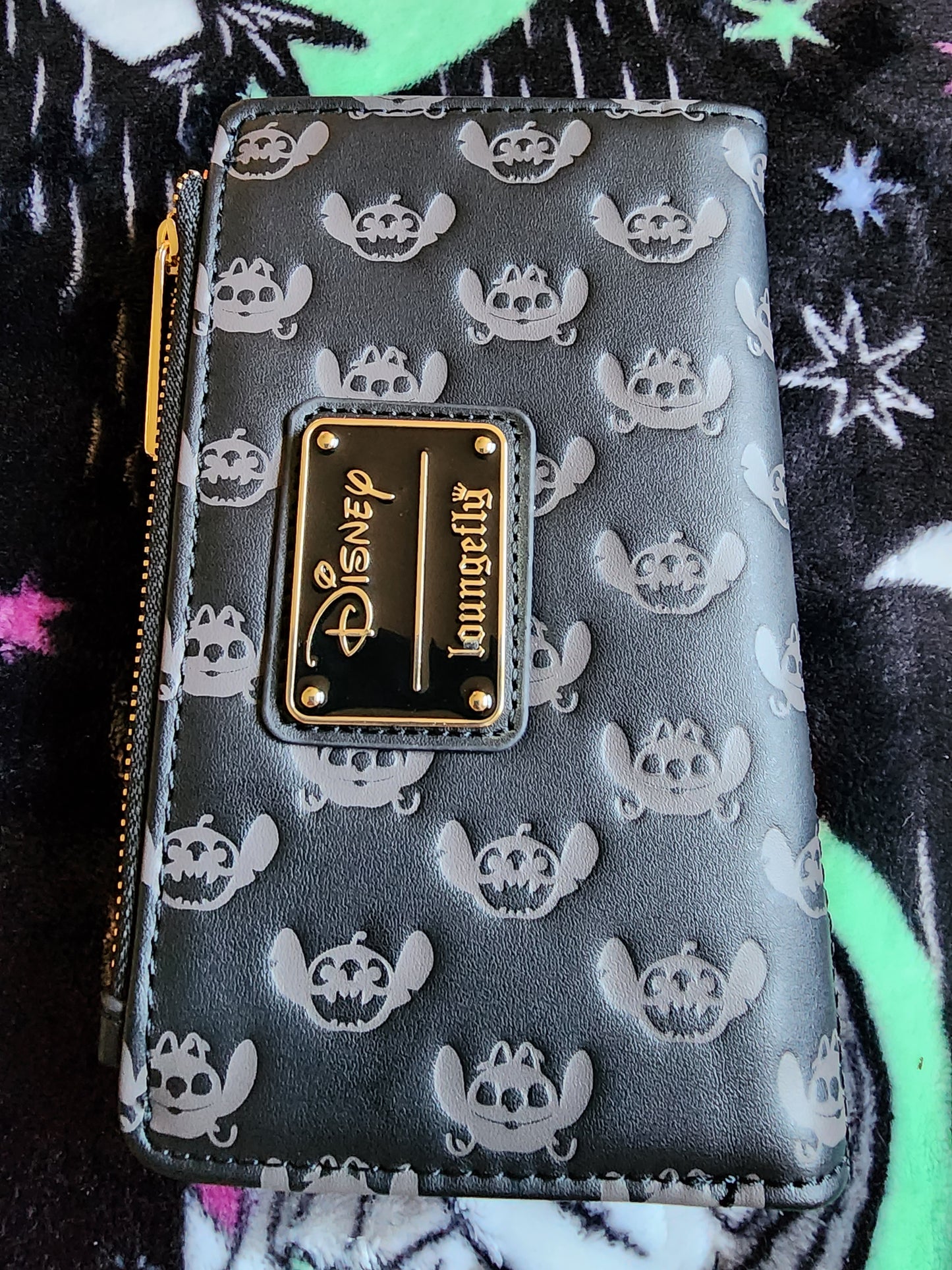 Loungefly Disney Stitch Pumpkin Face Wallet