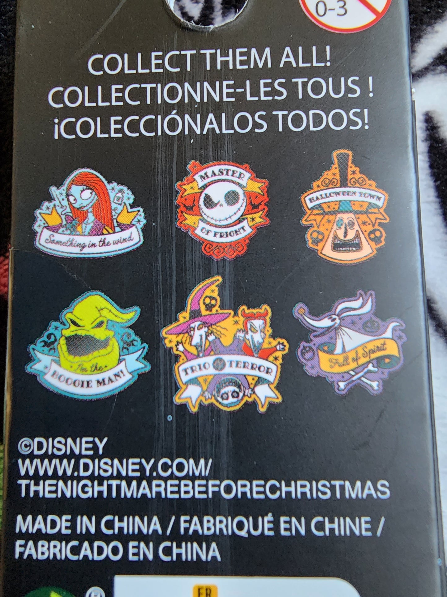 Nightmare Before Christmas Tattoo Mystery Pins