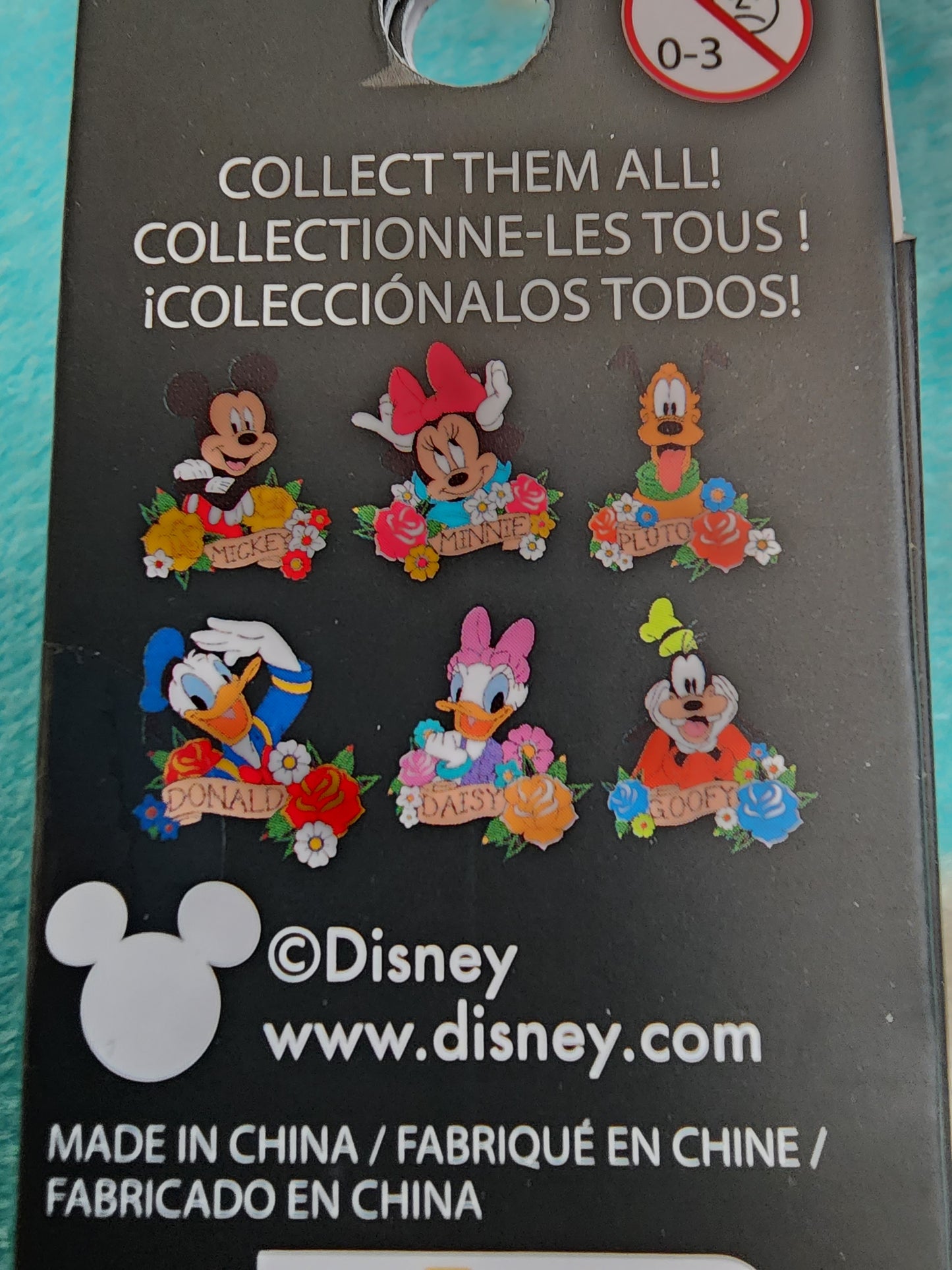 Loungefly Disney Mickey & Friends Floral Tattoo Mystery Pins