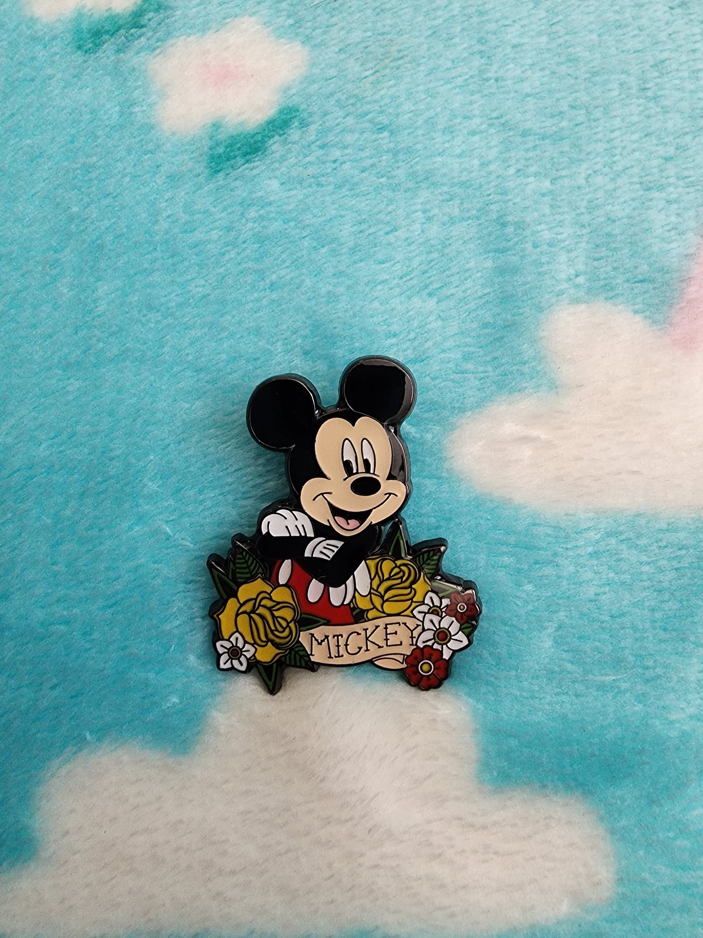 Loungefly Disney Mickey & Friends Floral Tattoo Mystery Pins