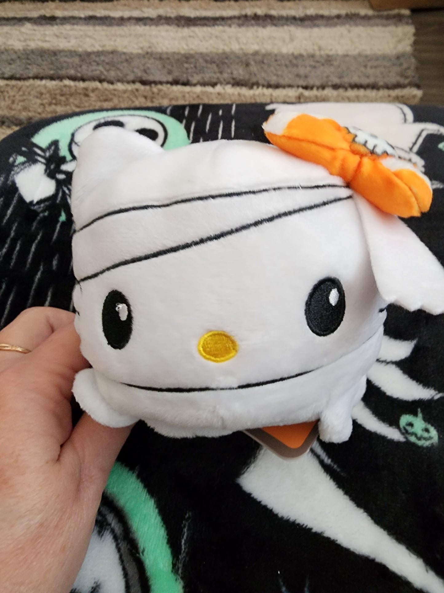 Hello Kitty Mummy to Monster Flip Plush