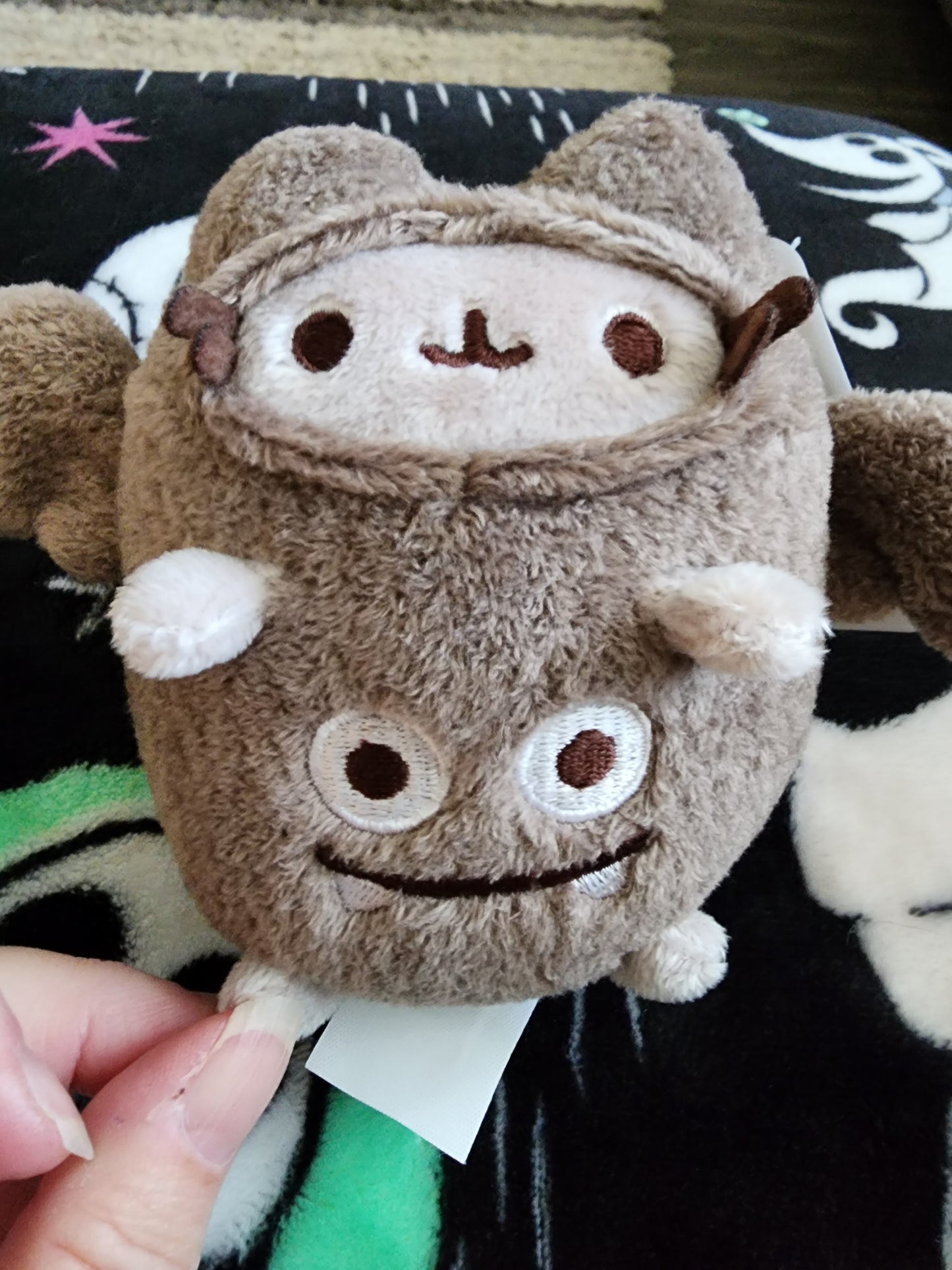 Pusheen Cat as a Bat Halloween Plush