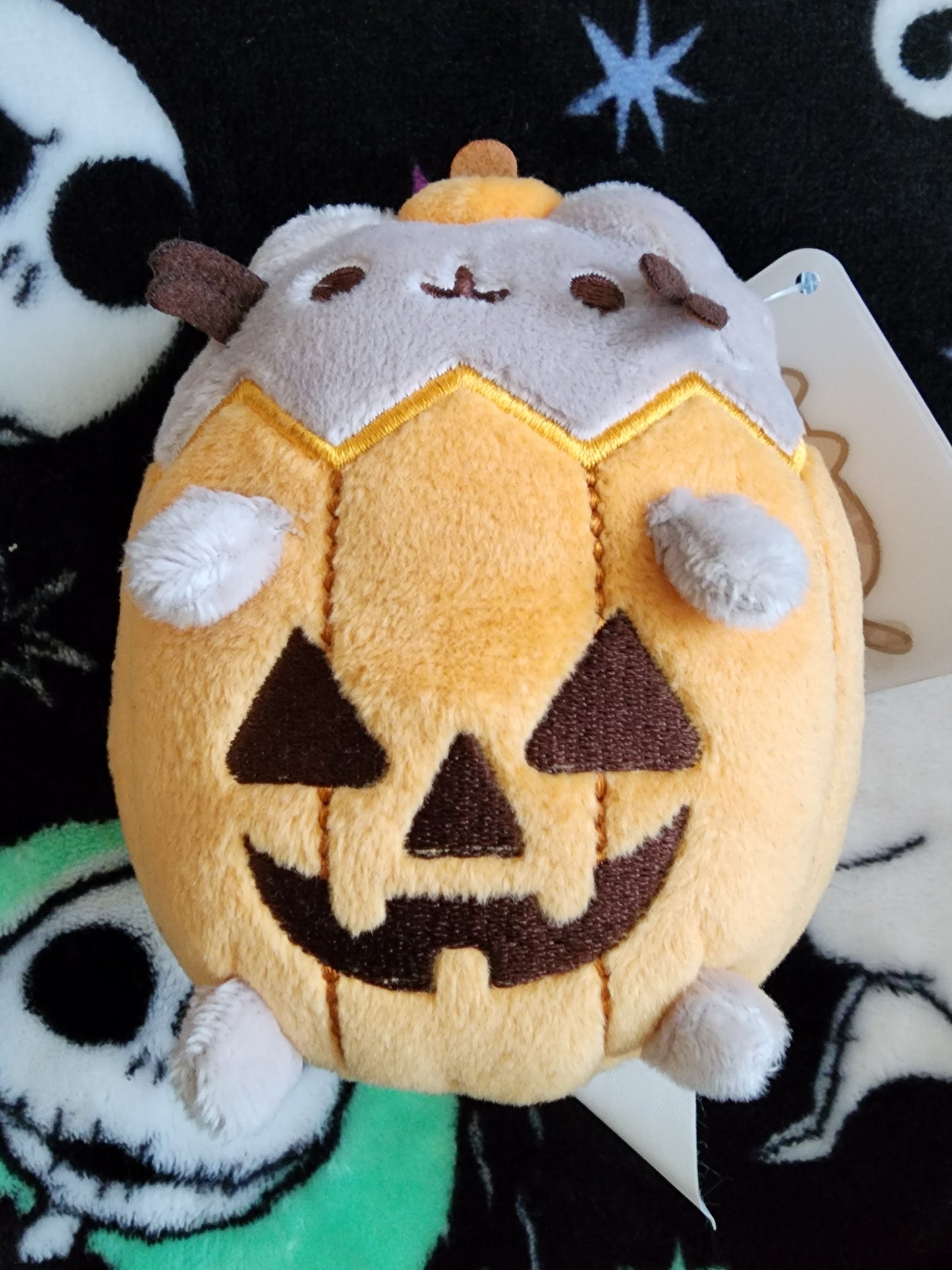 Pusheen Cat as a Pumpkin Halloween Plush