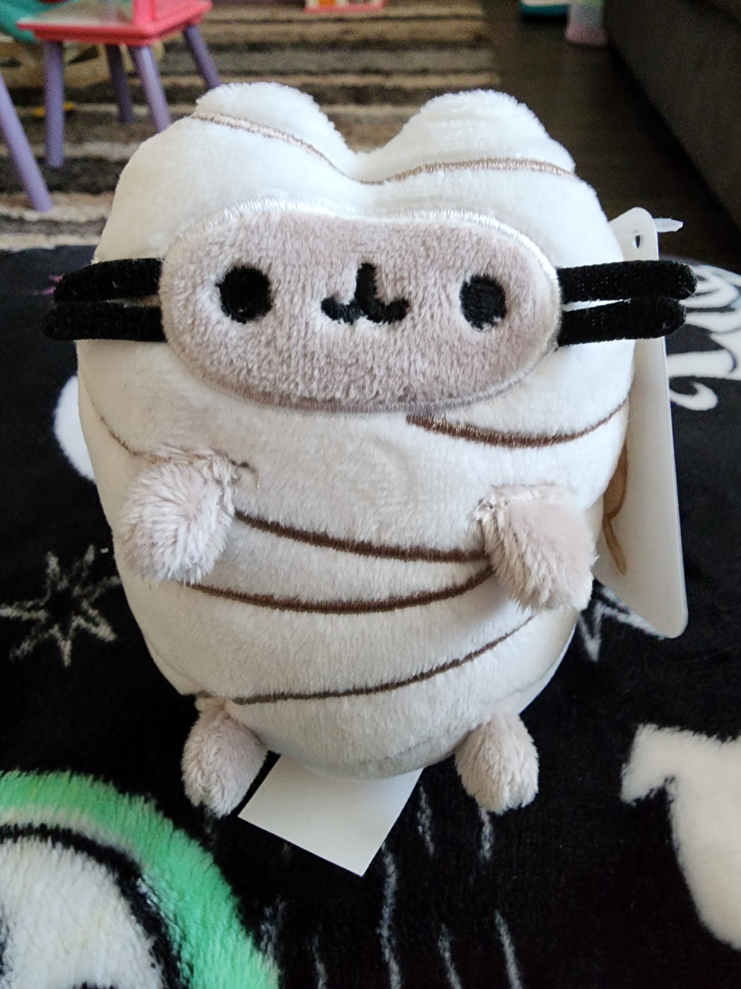 Pusheen Cat as a Mummy Halloween Plush