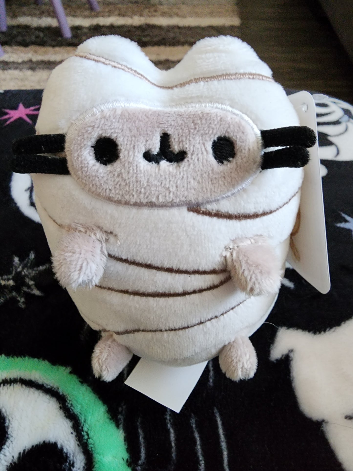 Pusheen Cat as a Mummy Halloween Plush