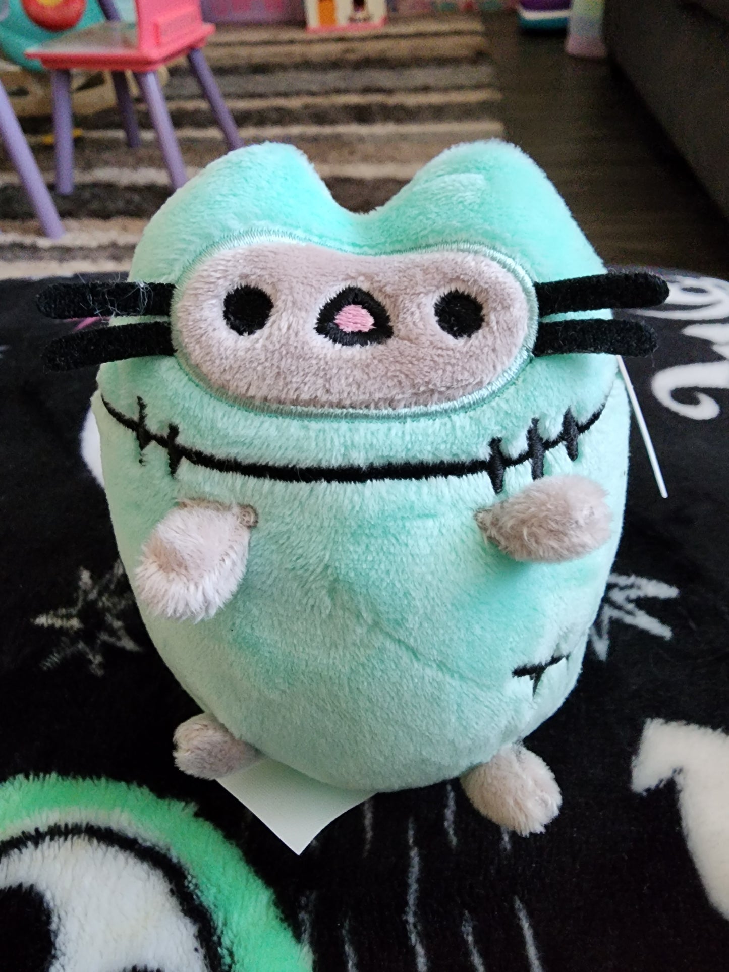 Pusheen Cat as Frankenstein Halloween Plush