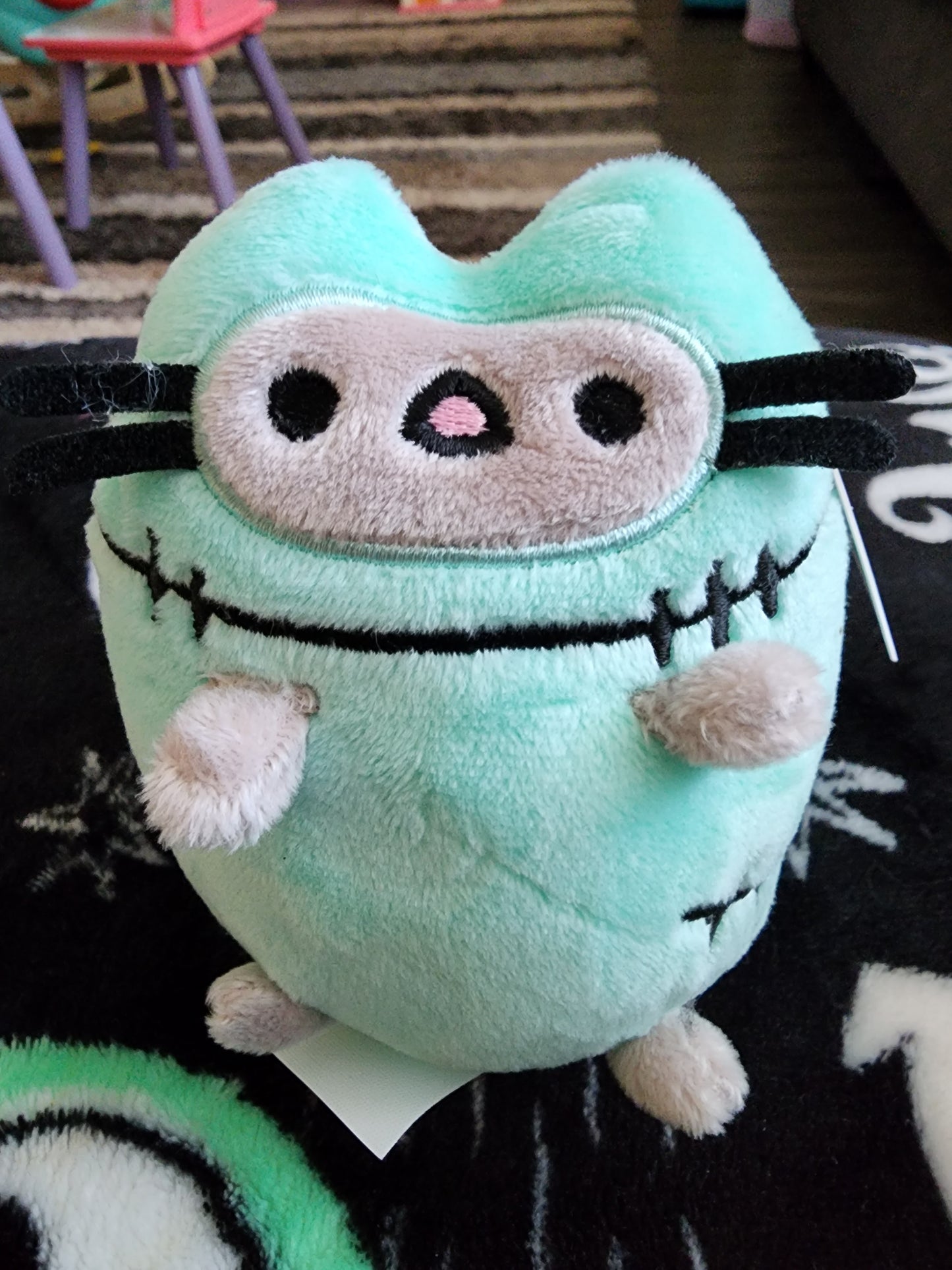 Pusheen Cat as Frankenstein Halloween Plush