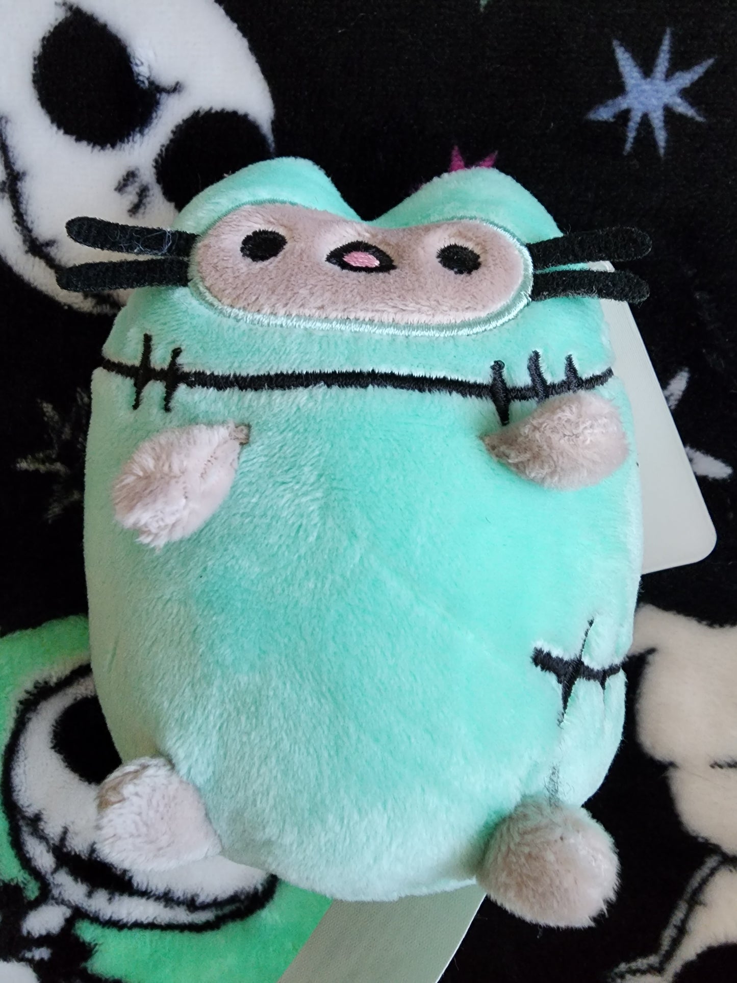 Pusheen Cat as Frankenstein Halloween Plush