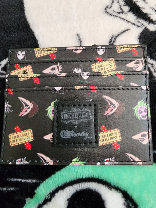 Beetlejuice Card Holder