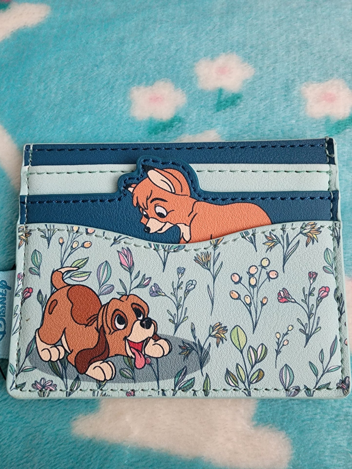 Loungefly Disney 40th Anniversary Fox and the Hound Card Holder