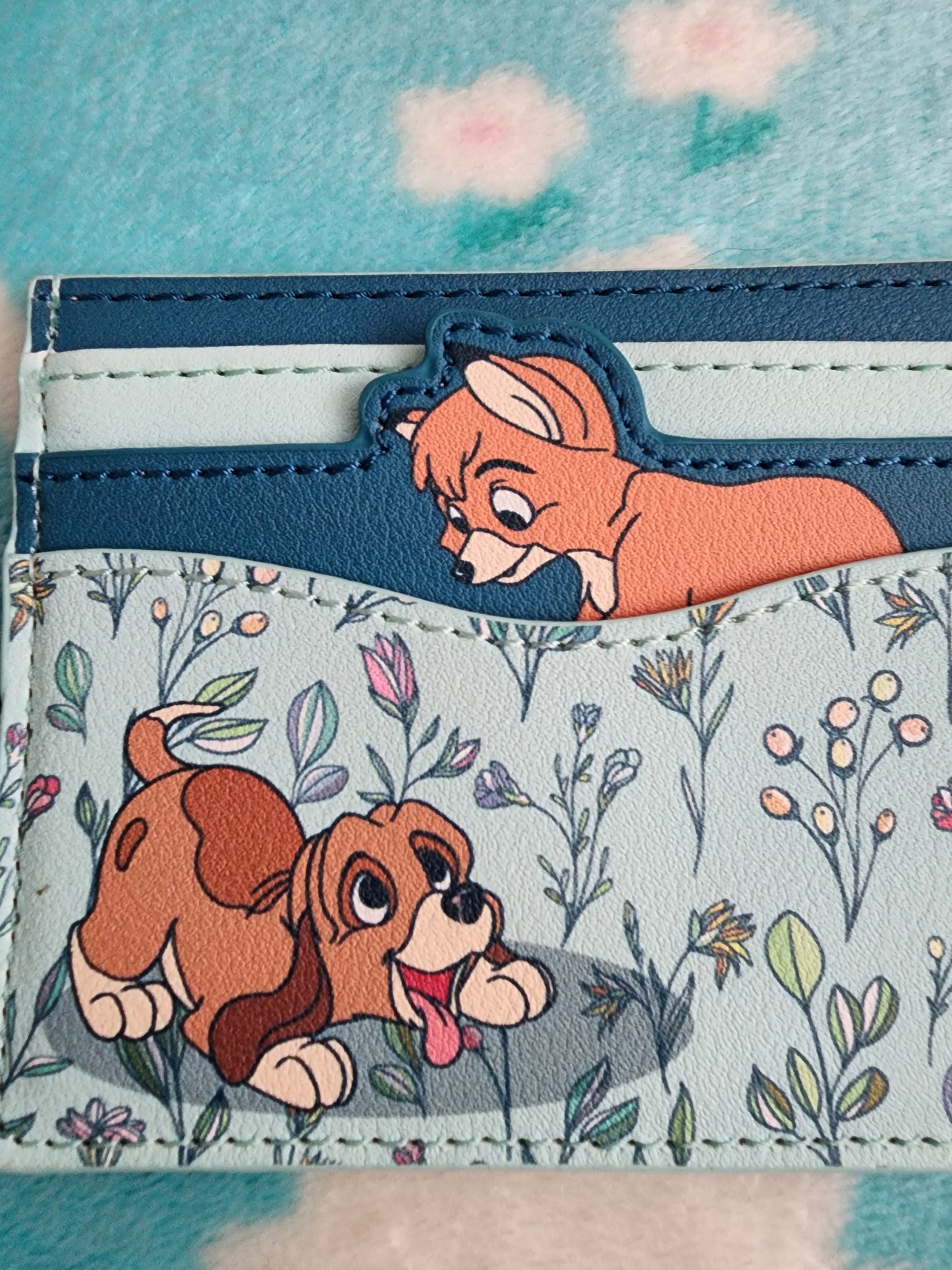 Loungefly Disney 40th Anniversary Fox and the Hound Card Holder