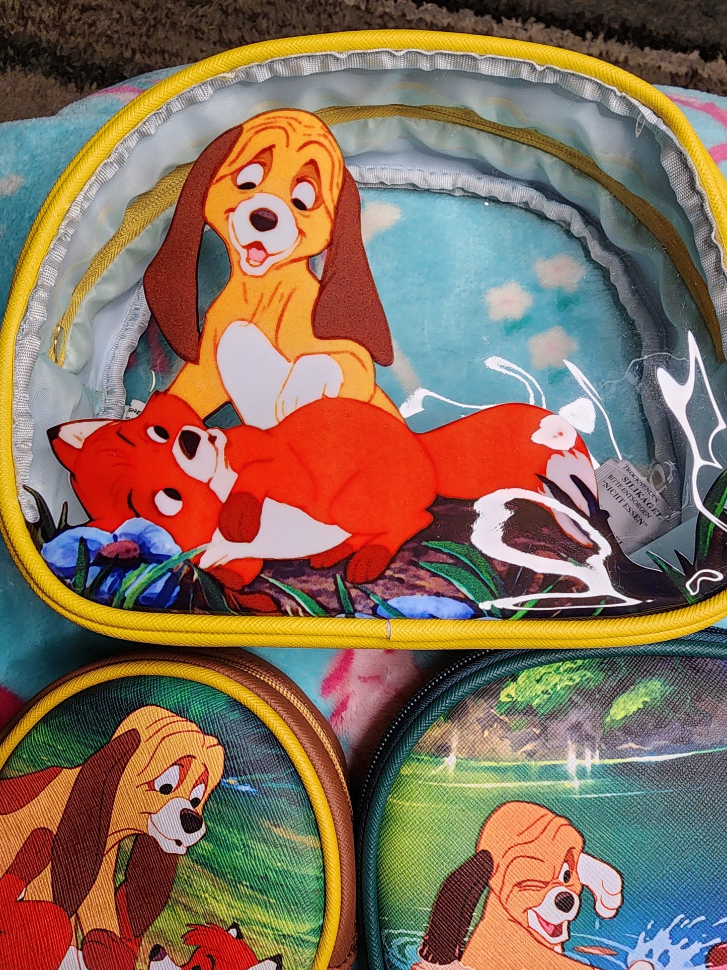 Disney Fox and the Hound Cosmetic Bags