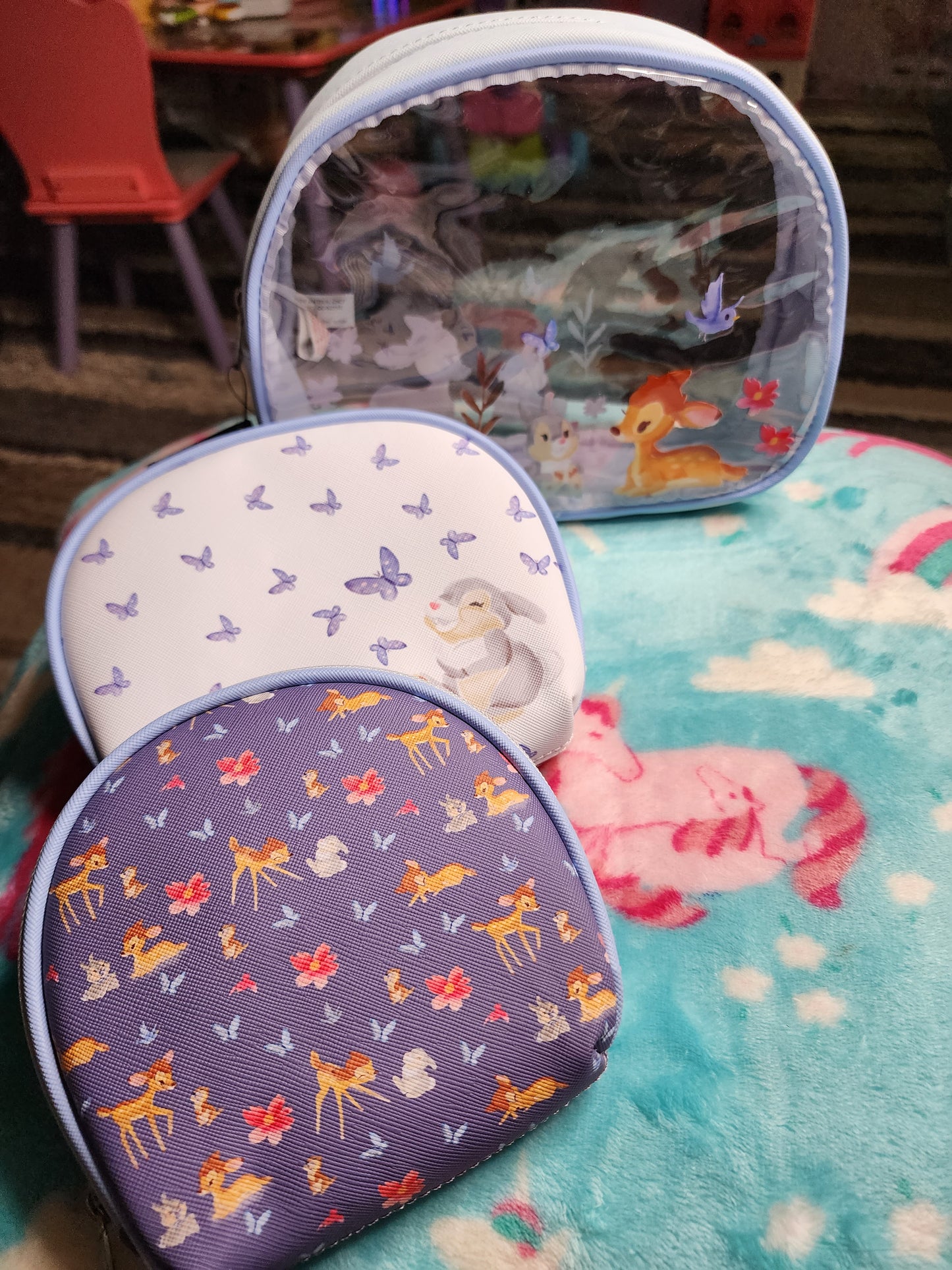 Disney Bambi and Thumper Cosmetic Bags