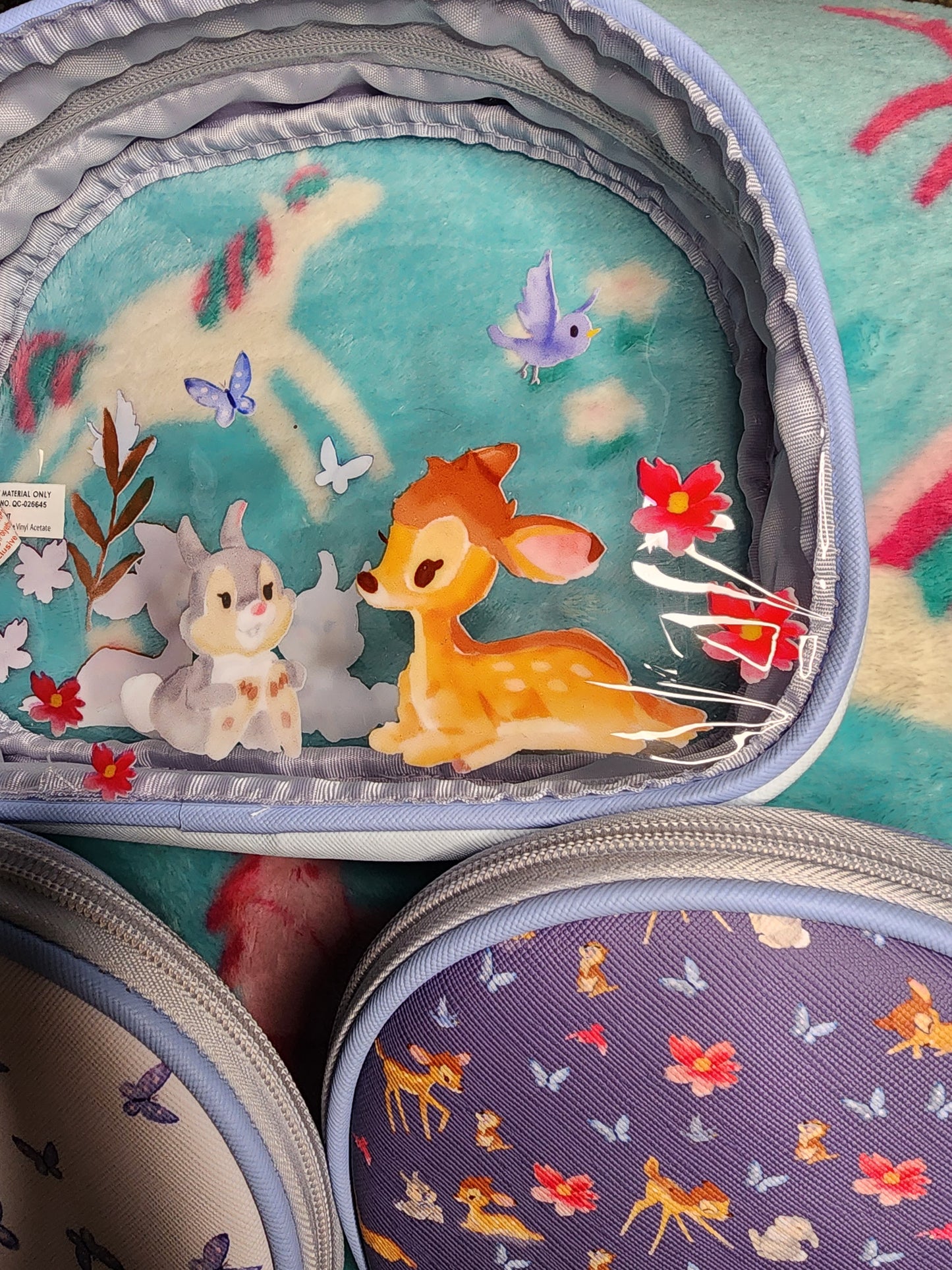 Disney Bambi and Thumper Cosmetic Bags