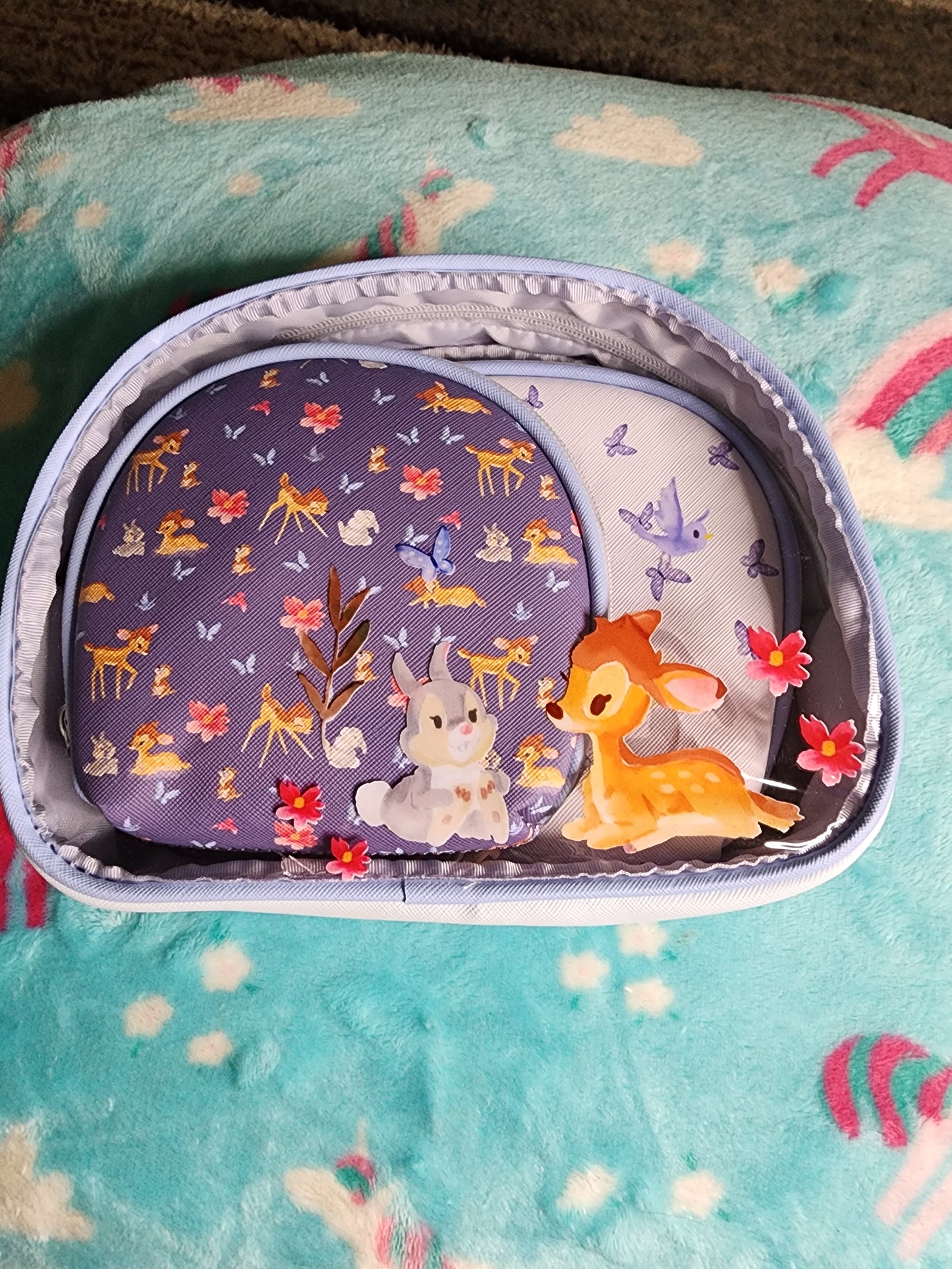 Disney Bambi and Thumper Cosmetic Bags