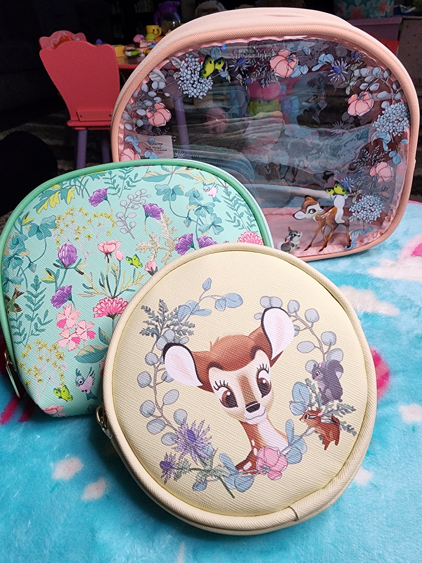 Disney Bambi and Thumper Cosmetic Bags