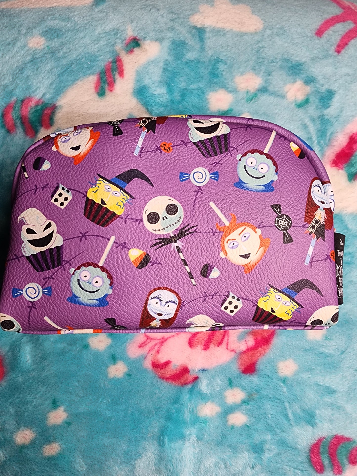 Loungefly Disney Nightmare Before Christmas Halloween Treats Cosmetic Bag