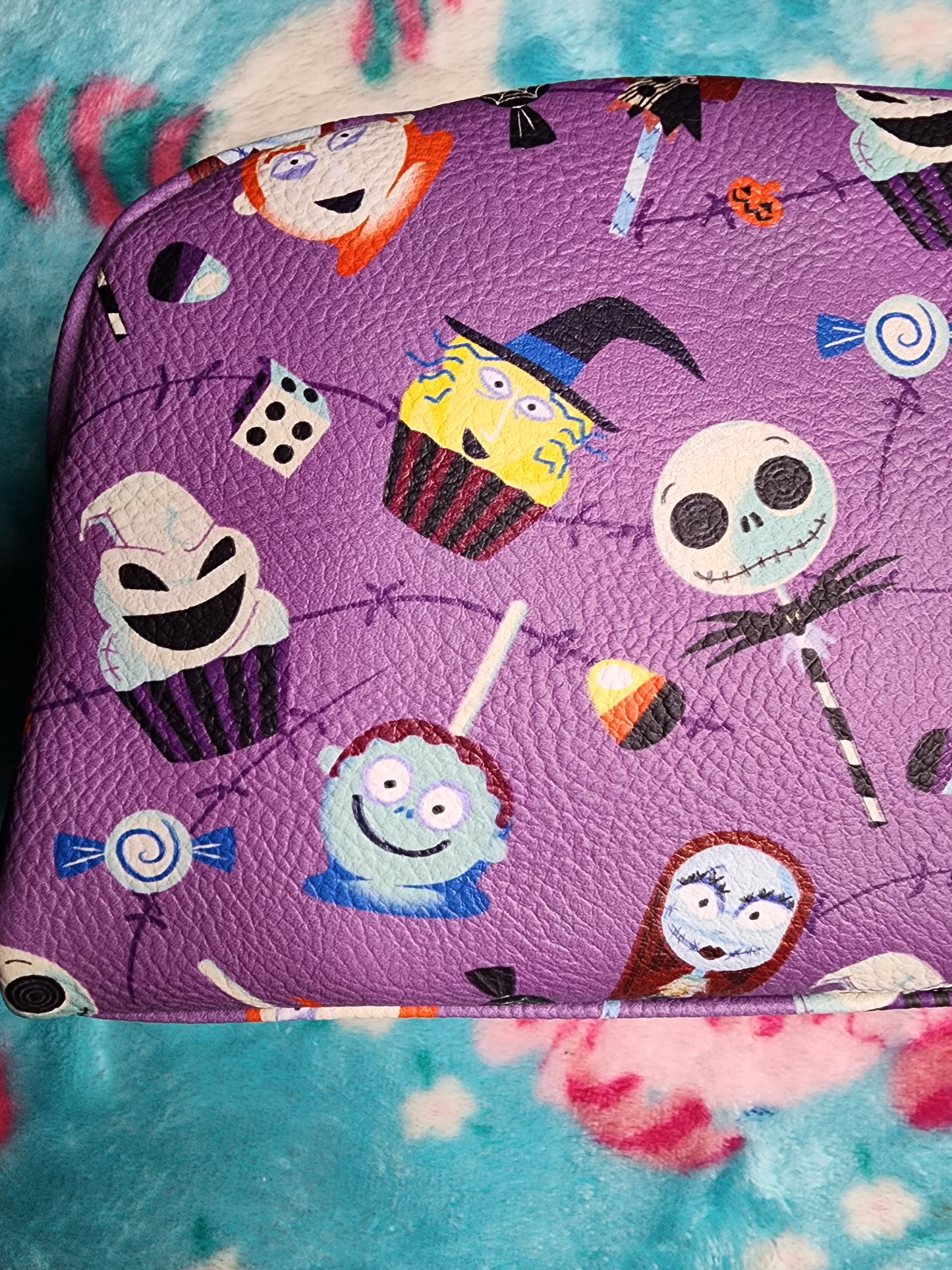 Loungefly Disney Nightmare Before Christmas Halloween Treats Cosmetic Bag