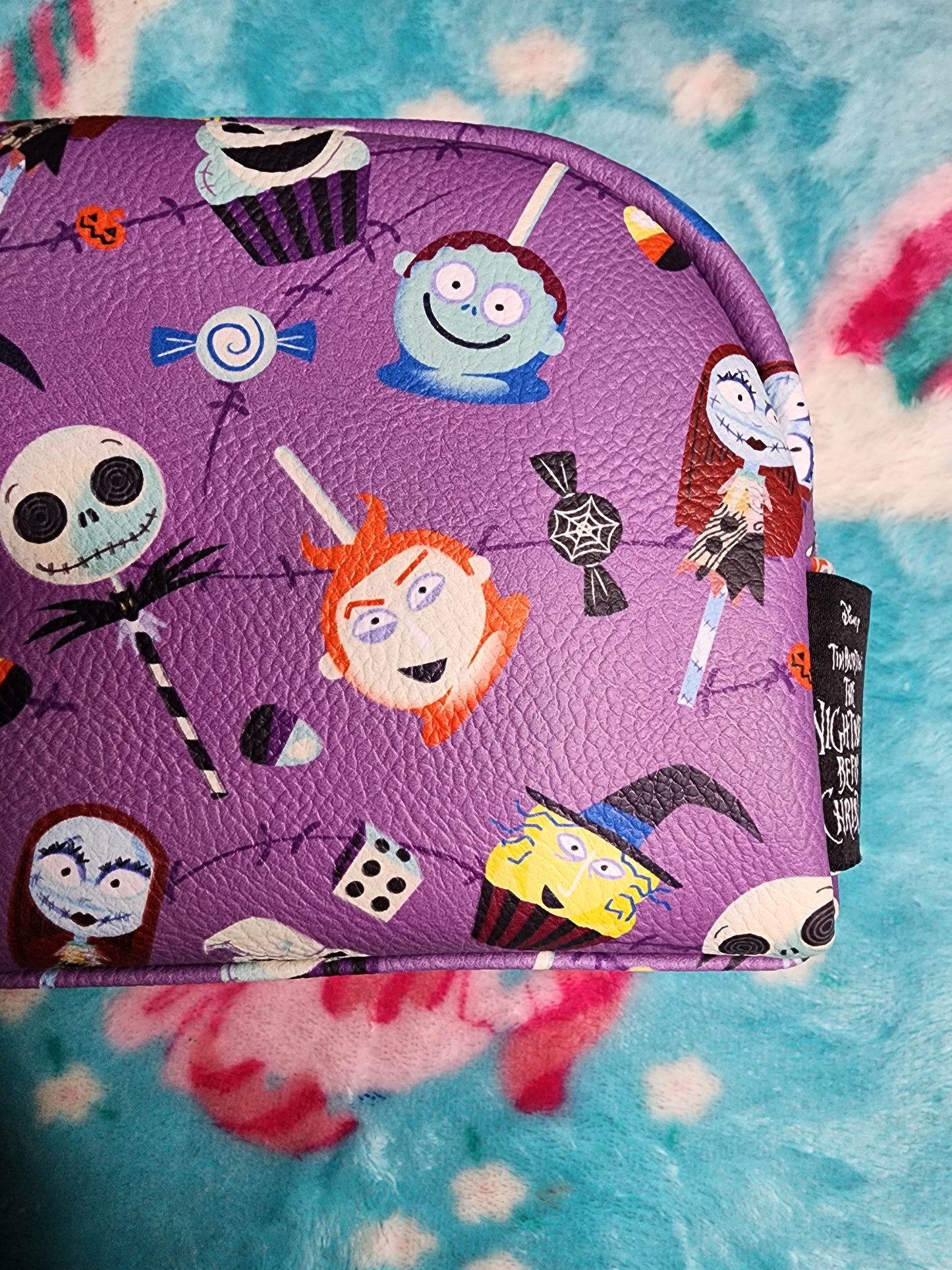 Loungefly Disney Nightmare Before Christmas Halloween Treats Cosmetic Bag