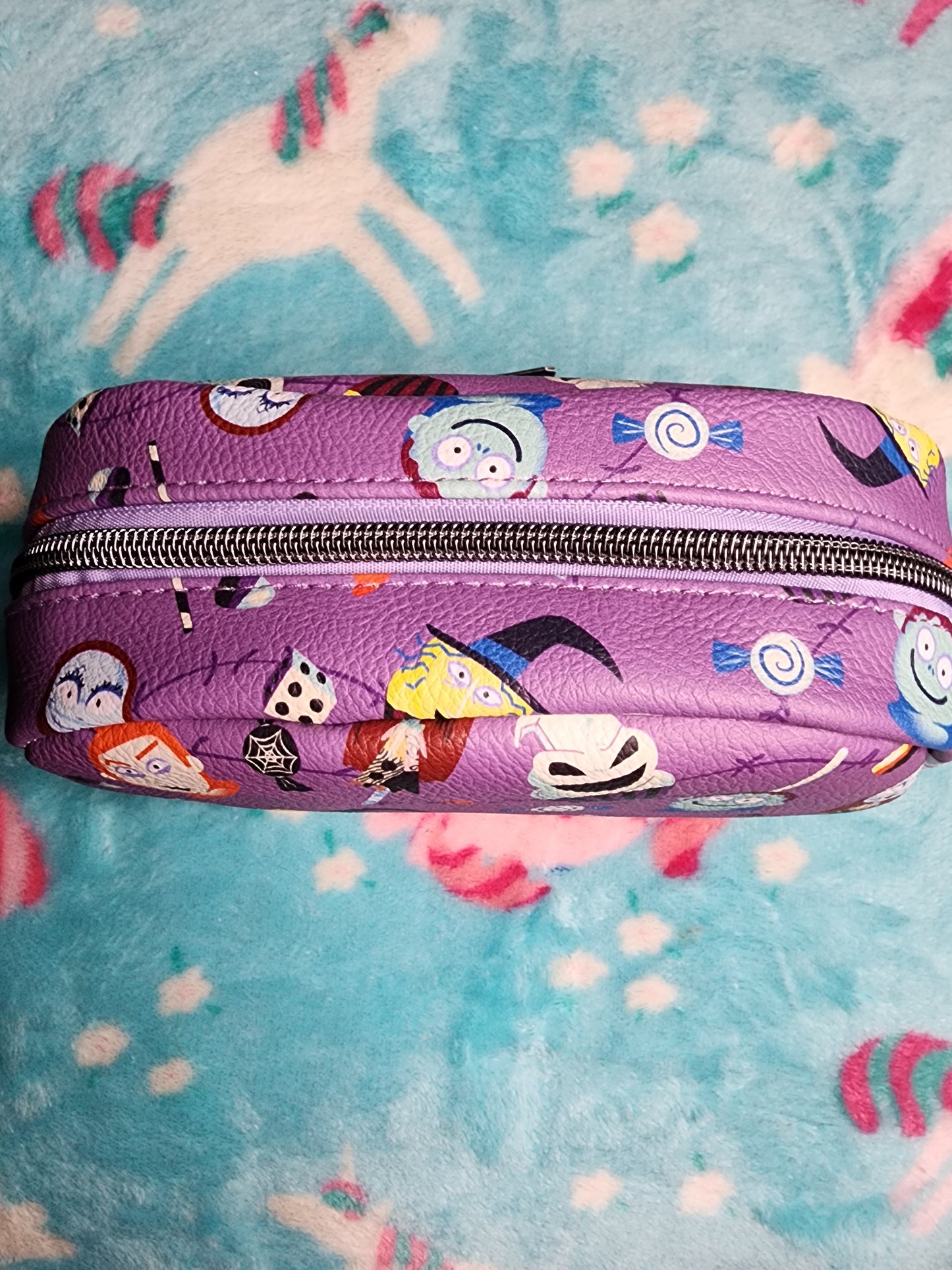 Loungefly Disney Nightmare Before Christmas Halloween Treats Cosmetic Bag