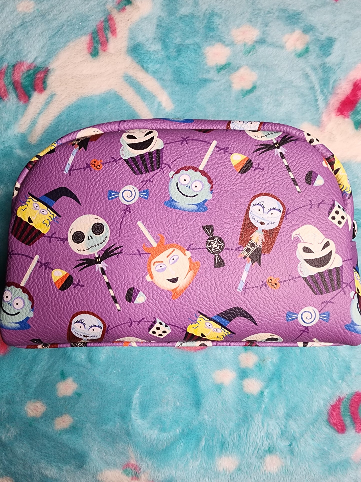 Loungefly Disney Nightmare Before Christmas Halloween Treats Cosmetic Bag