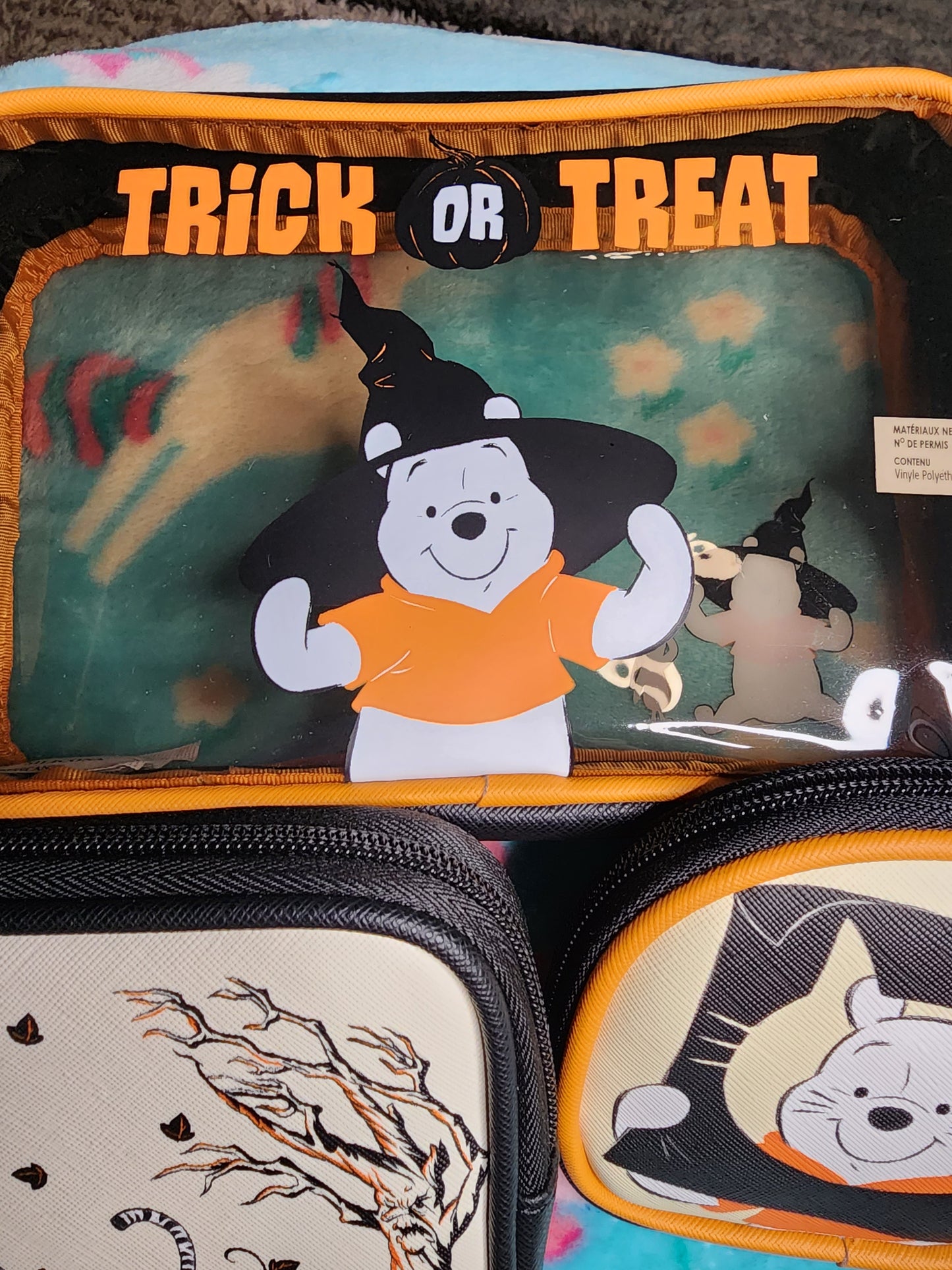 Disney Winnie the Pooh and Friends Halloween Cosmetic Bags