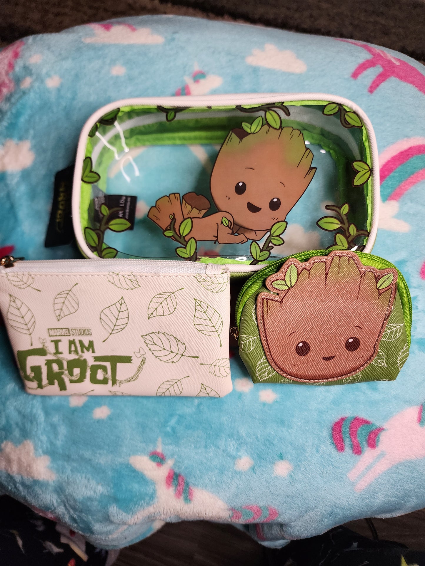 Baby Groot Cosmetic Bags