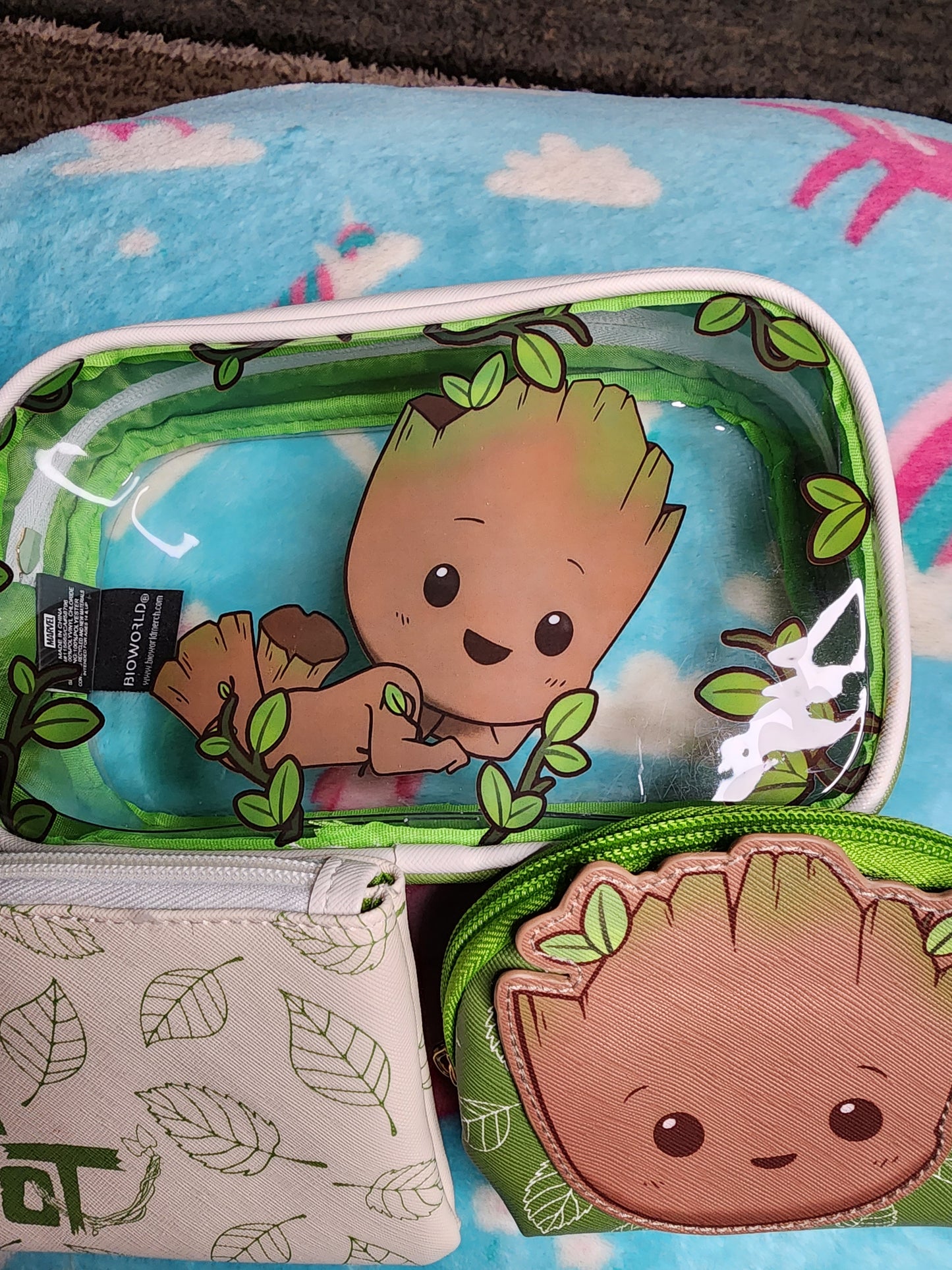 Baby Groot Cosmetic Bags