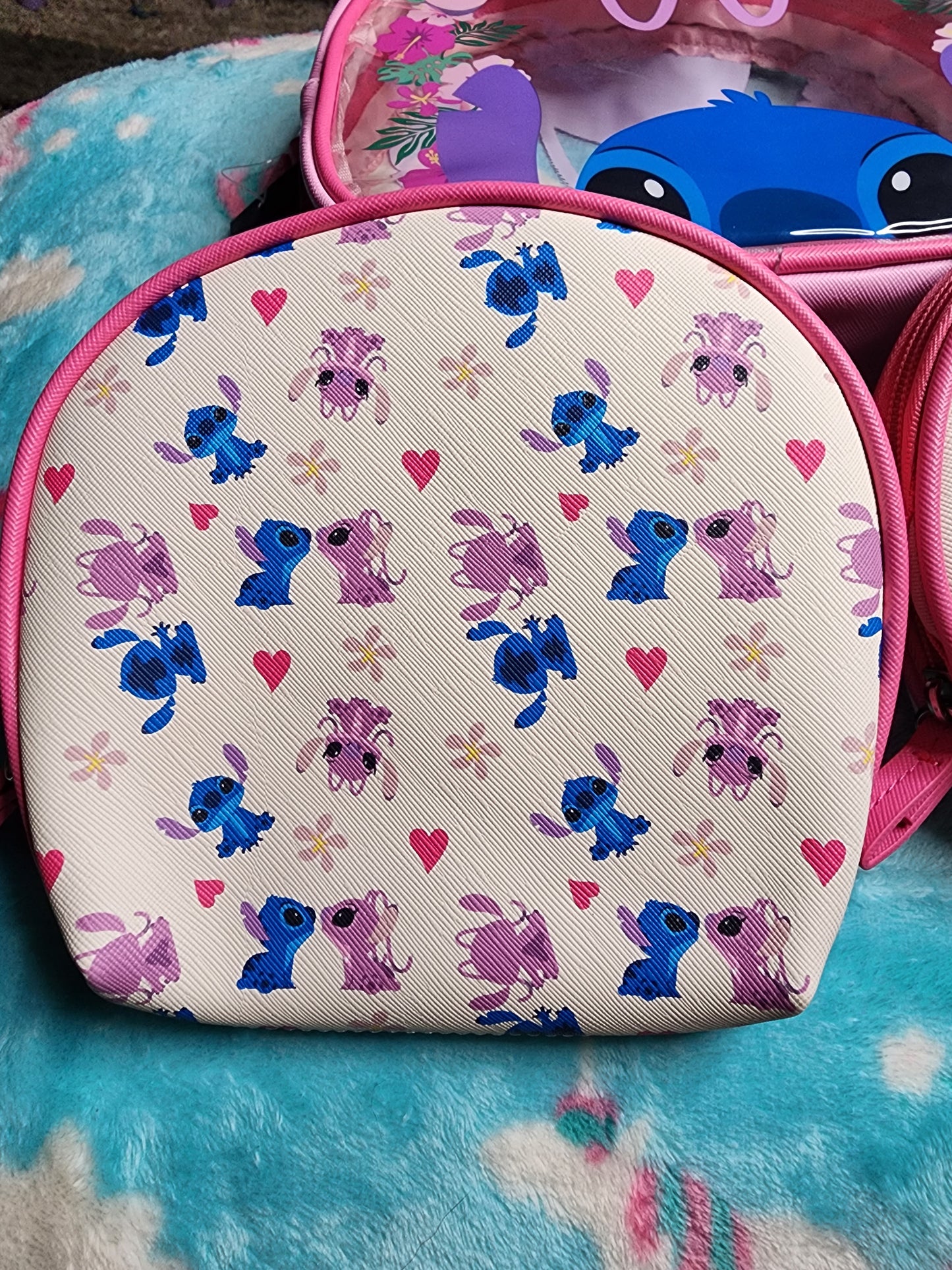 Disney Stitch and Angel Cosmetic Bags