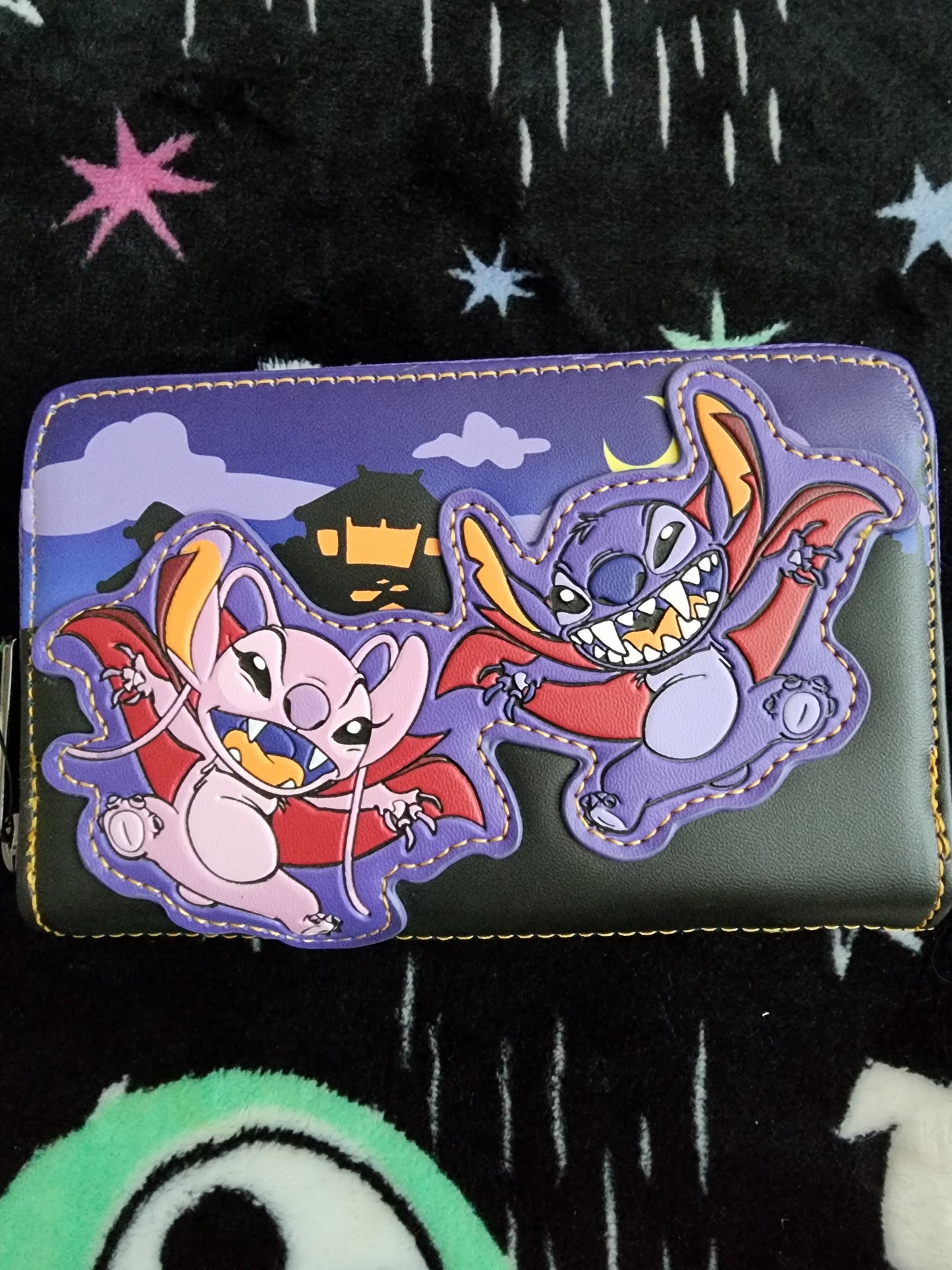 Loungefly Disney Stitch and Angel Halloween Wallet