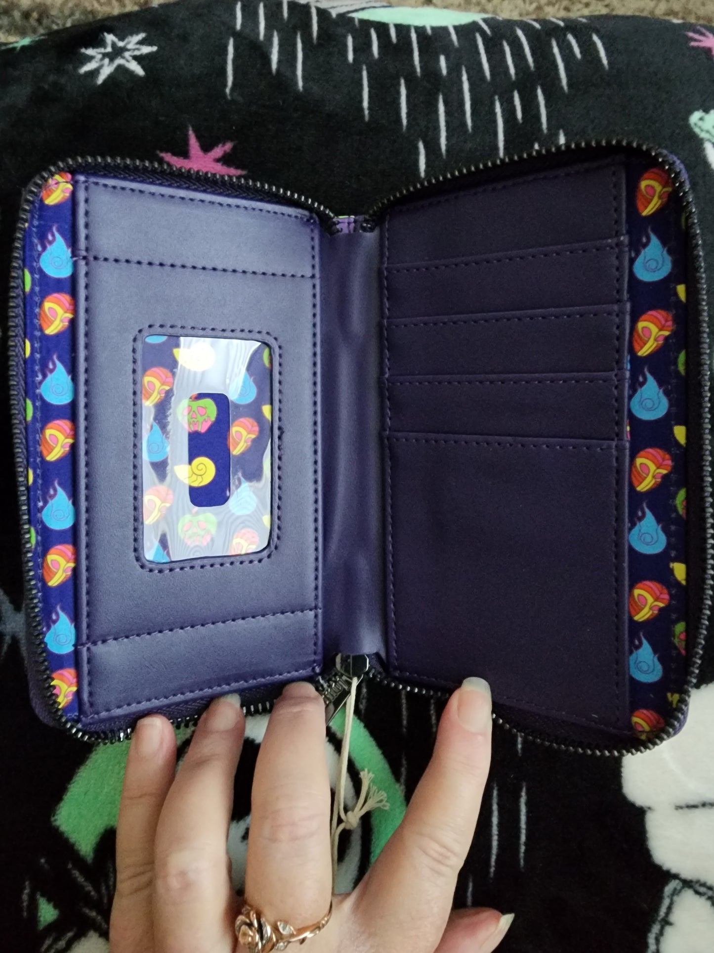 Loungefly Disney Villains in the Dark Wallet