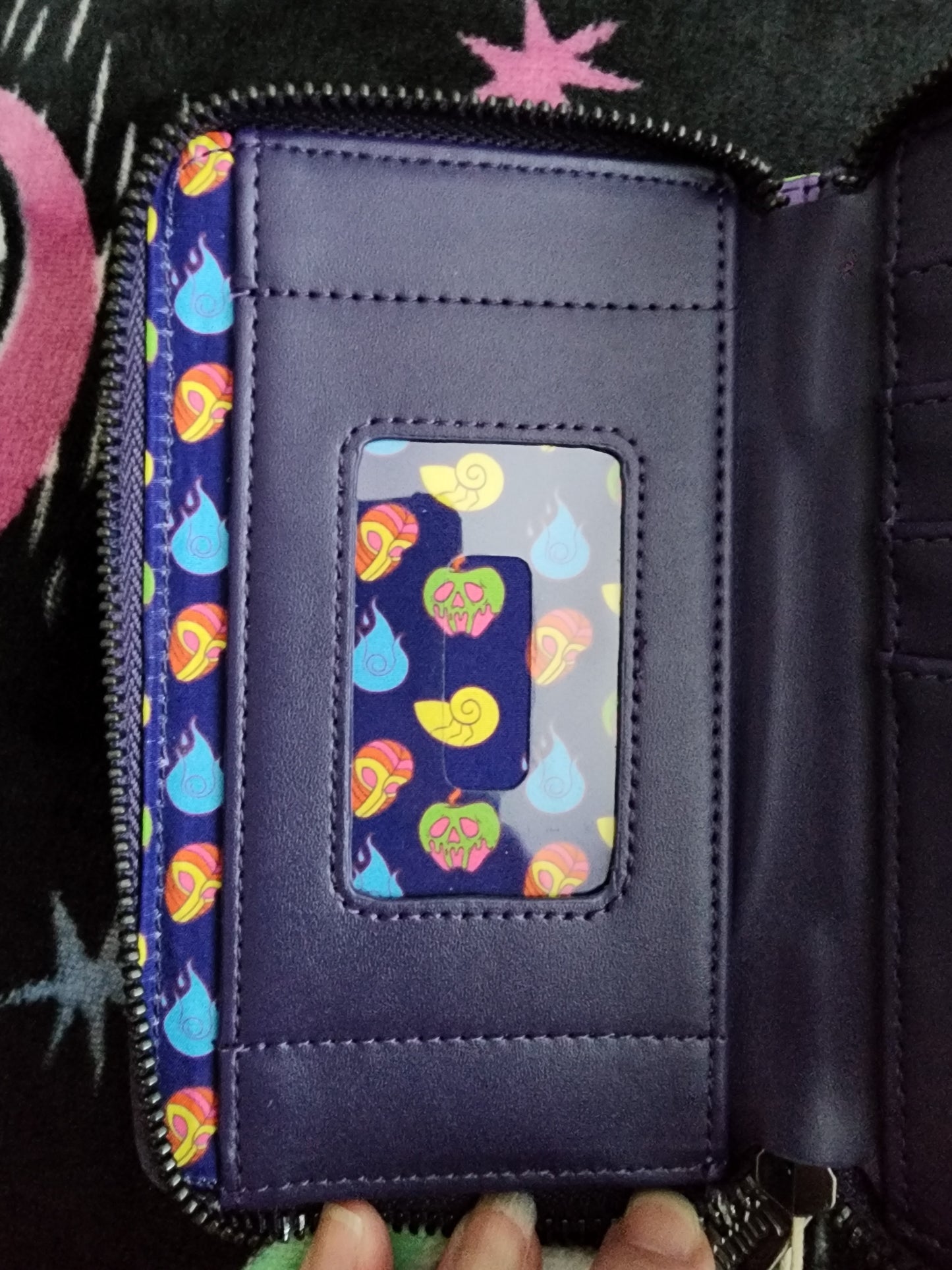 Loungefly Disney Villains in the Dark Wallet