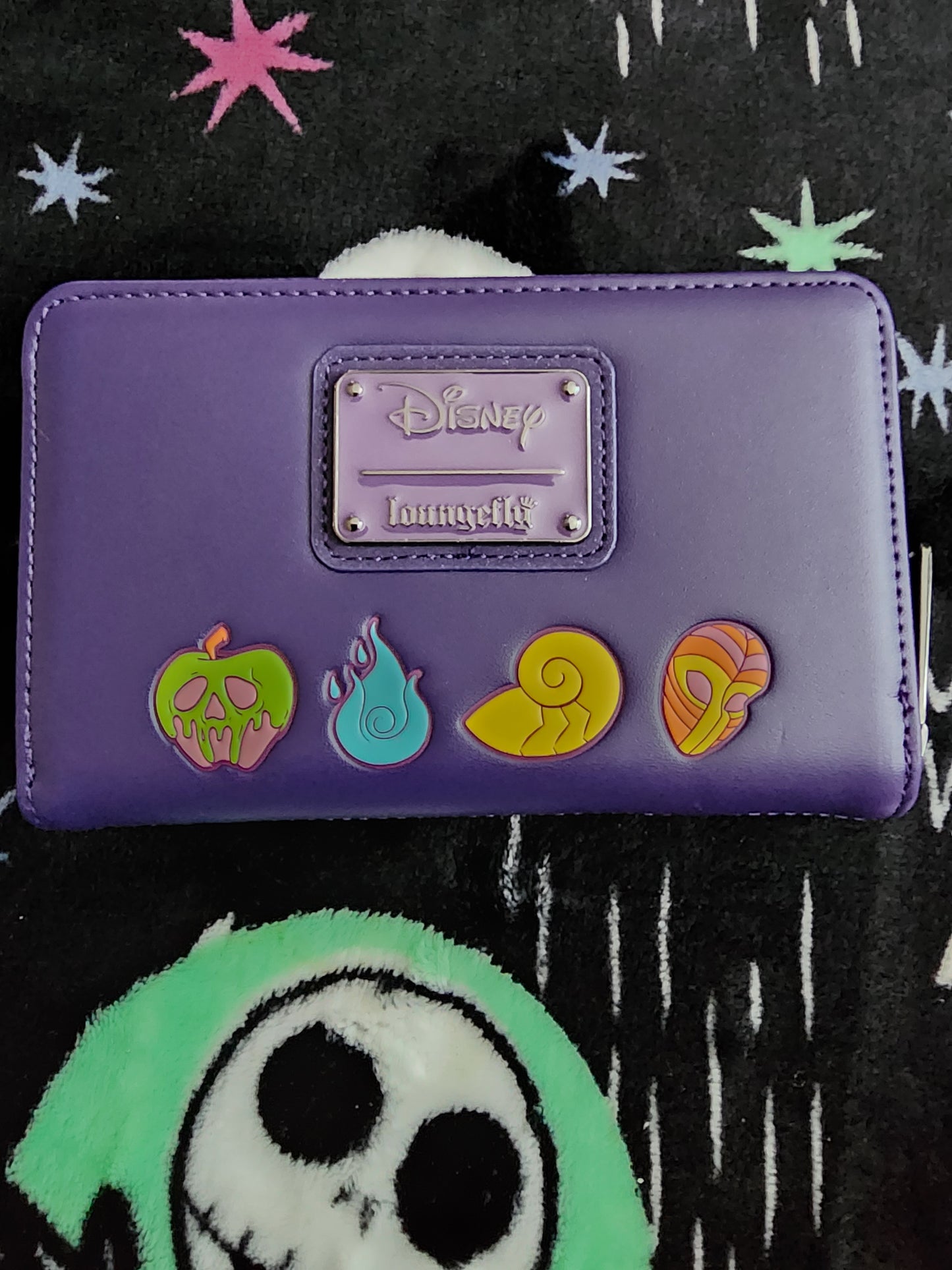 Loungefly Disney Villains in the Dark Wallet