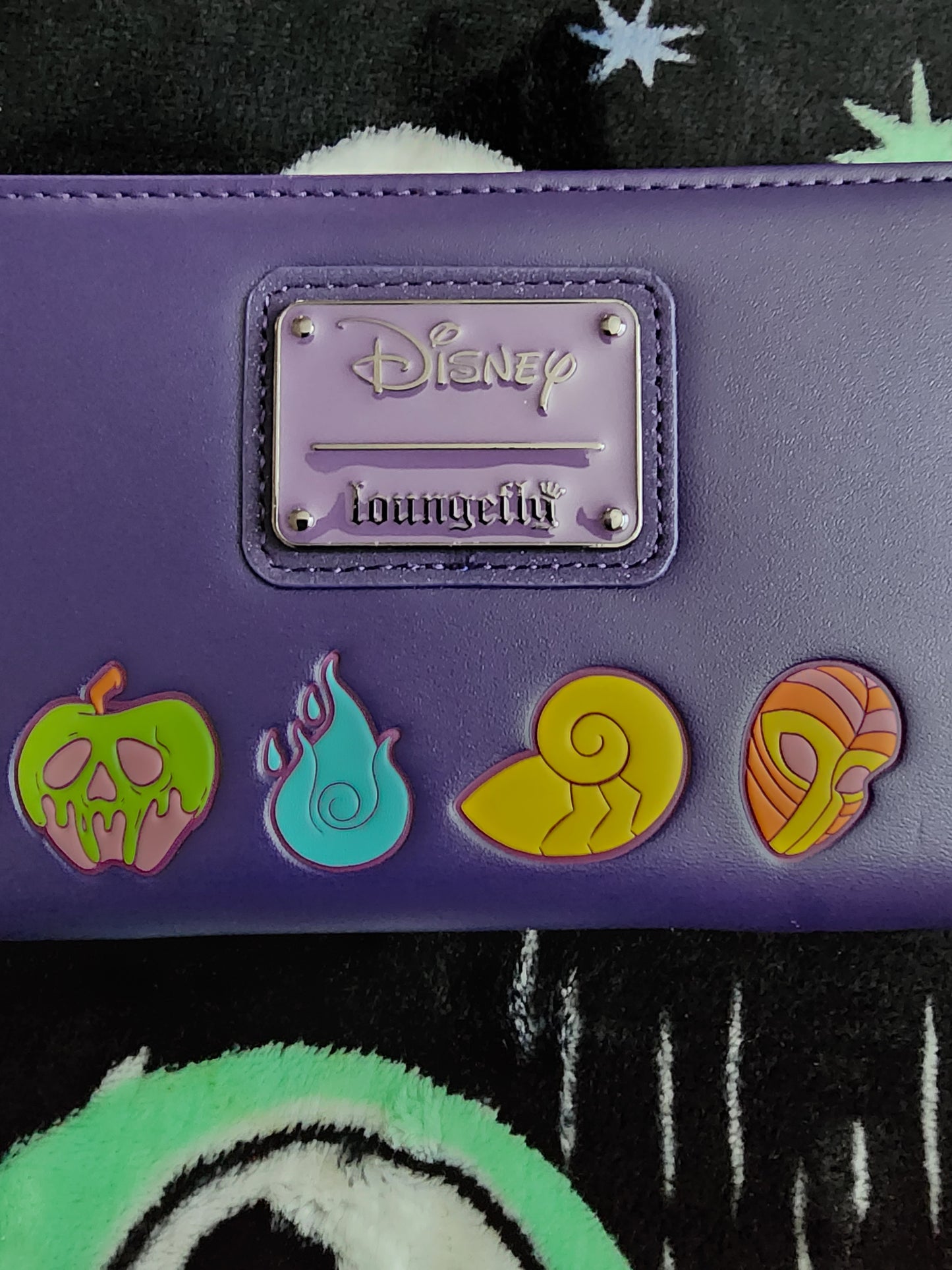 Loungefly Disney Villains in the Dark Wallet