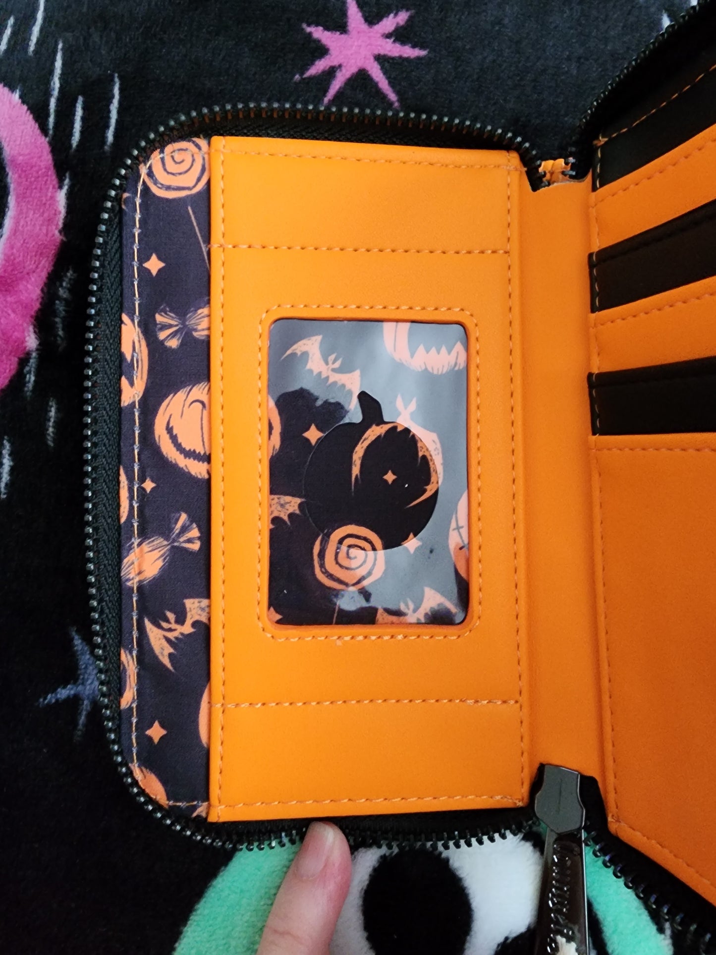 Loungefly Disney Jack Skelton Nightmare Before Christmas Pumpkin Wallet