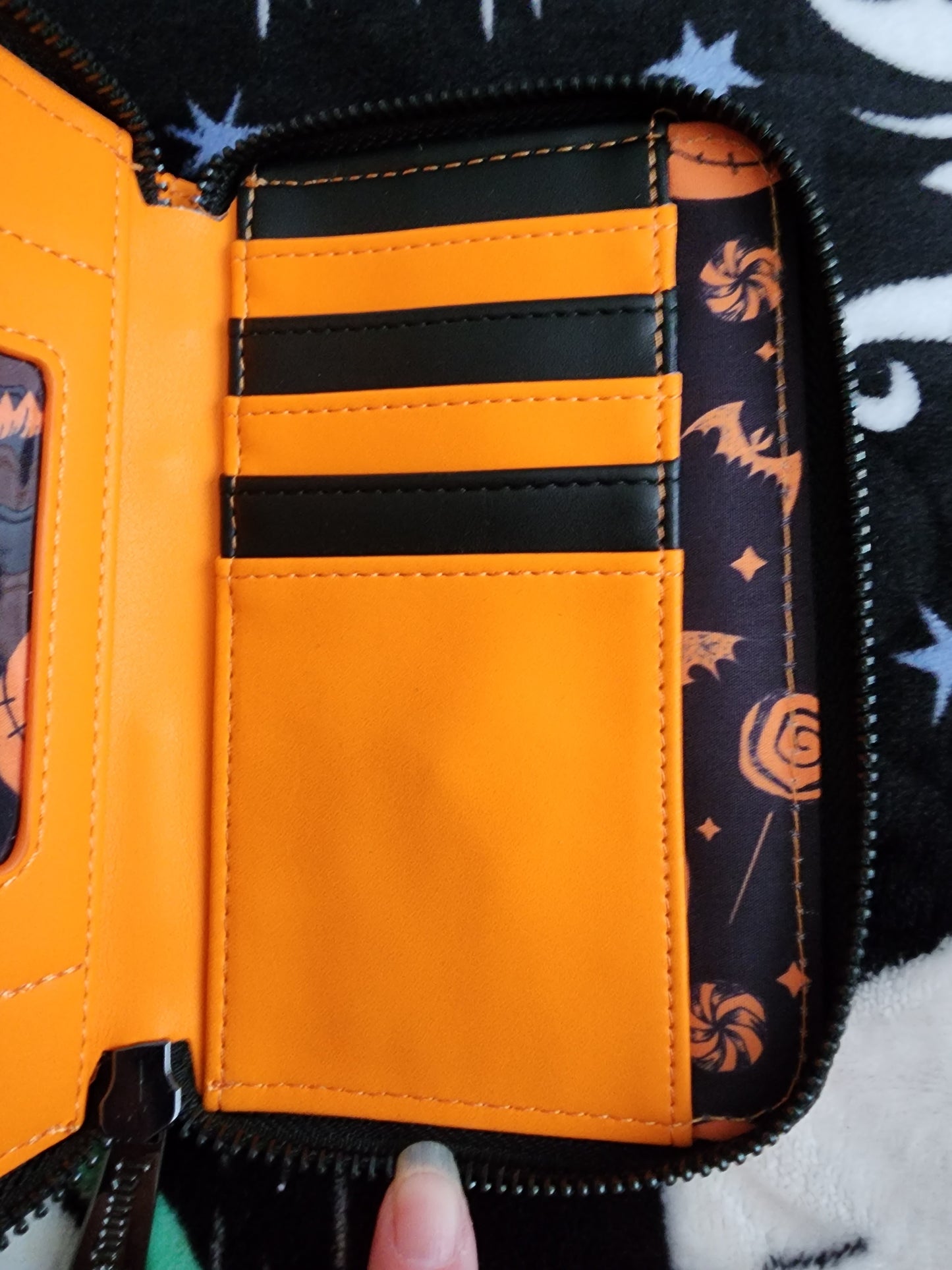 Loungefly Disney Jack Skelton Nightmare Before Christmas Pumpkin Wallet