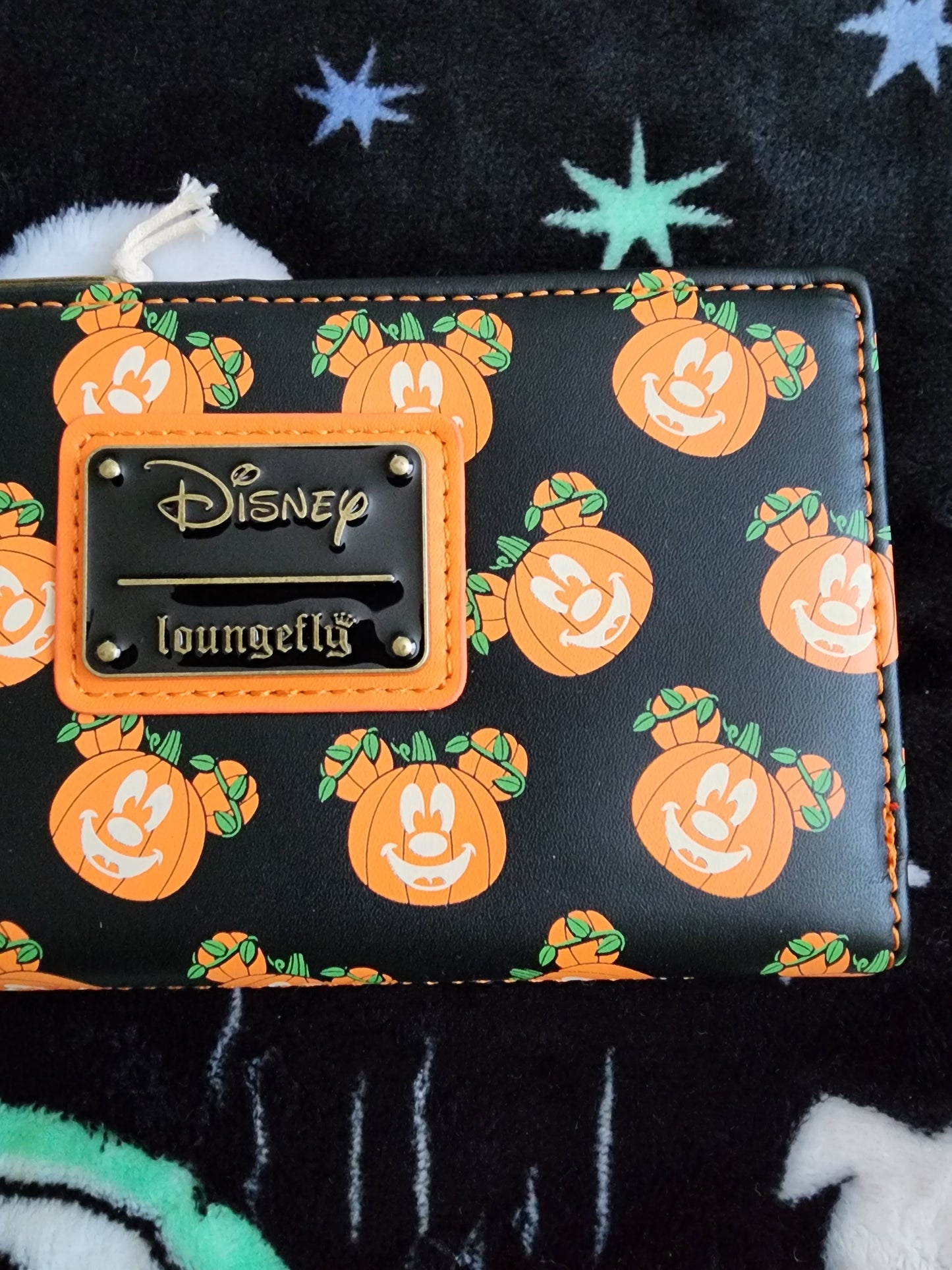 Loungefly Disney Mickey Mouse Pumpkin Halloween Wallet