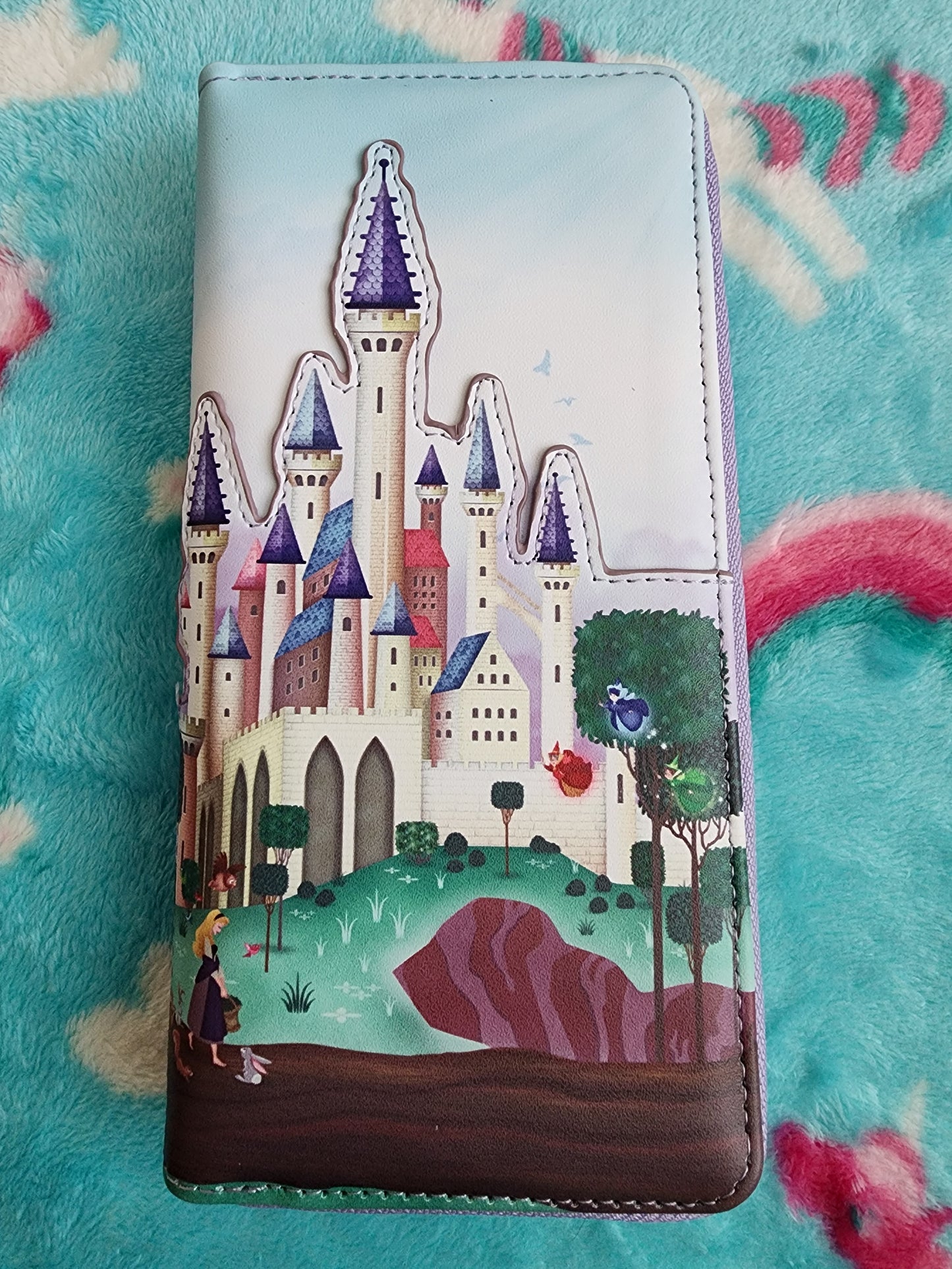 Loungefly Disney Sleeping Beauty and Prince Philip Castle Collection Wallet